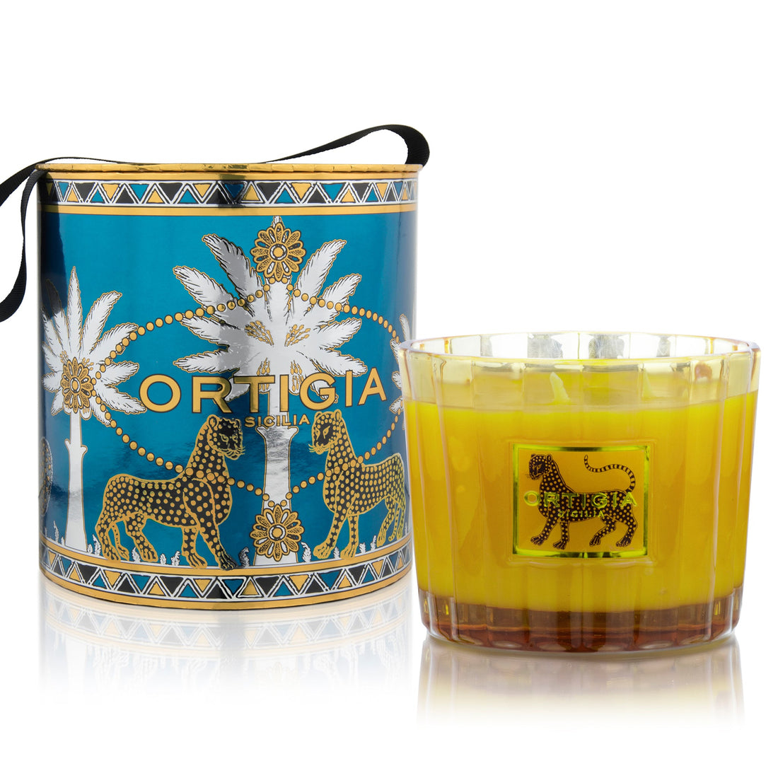 Duftkerze ZAGARA  - aus der 4 WICK Kollektion von ORTIGIA SICILIA