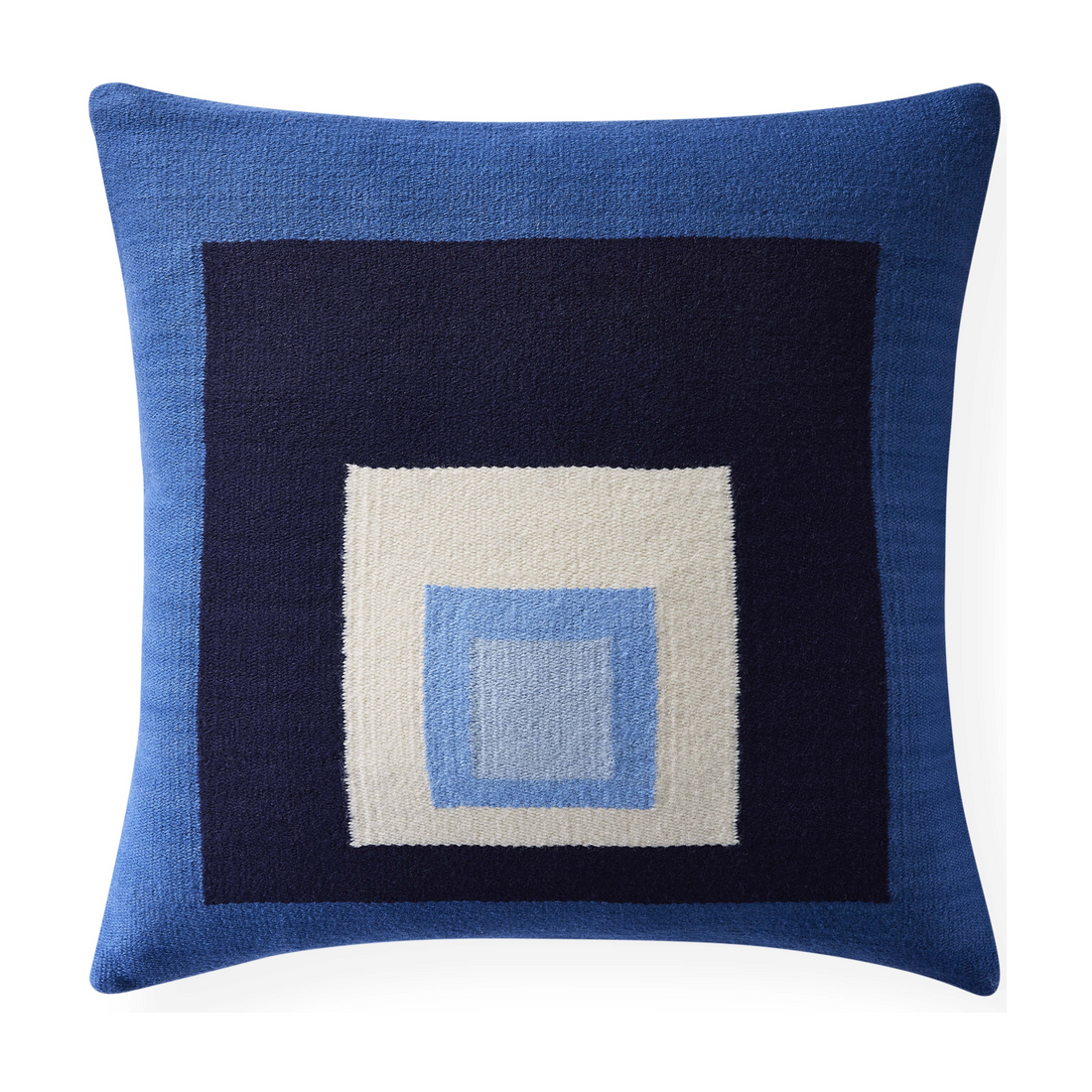 Quadratisches Kissen im modernen Stil.