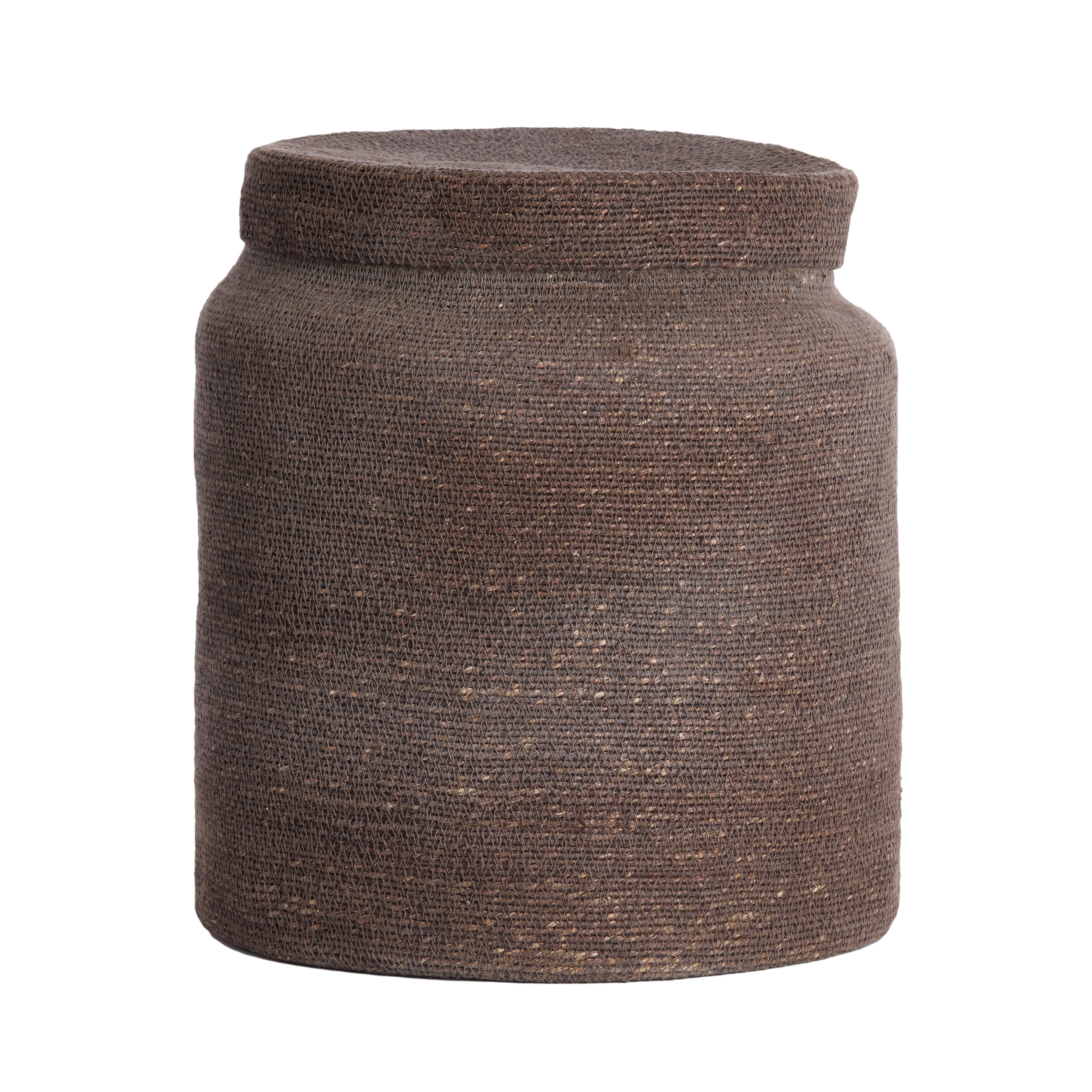 Korb BETANIA 2er-Set Ø 25 × 32,5 cm & Ø 33 × 38 cm von Light & Living in Dukelbraun-Braun
