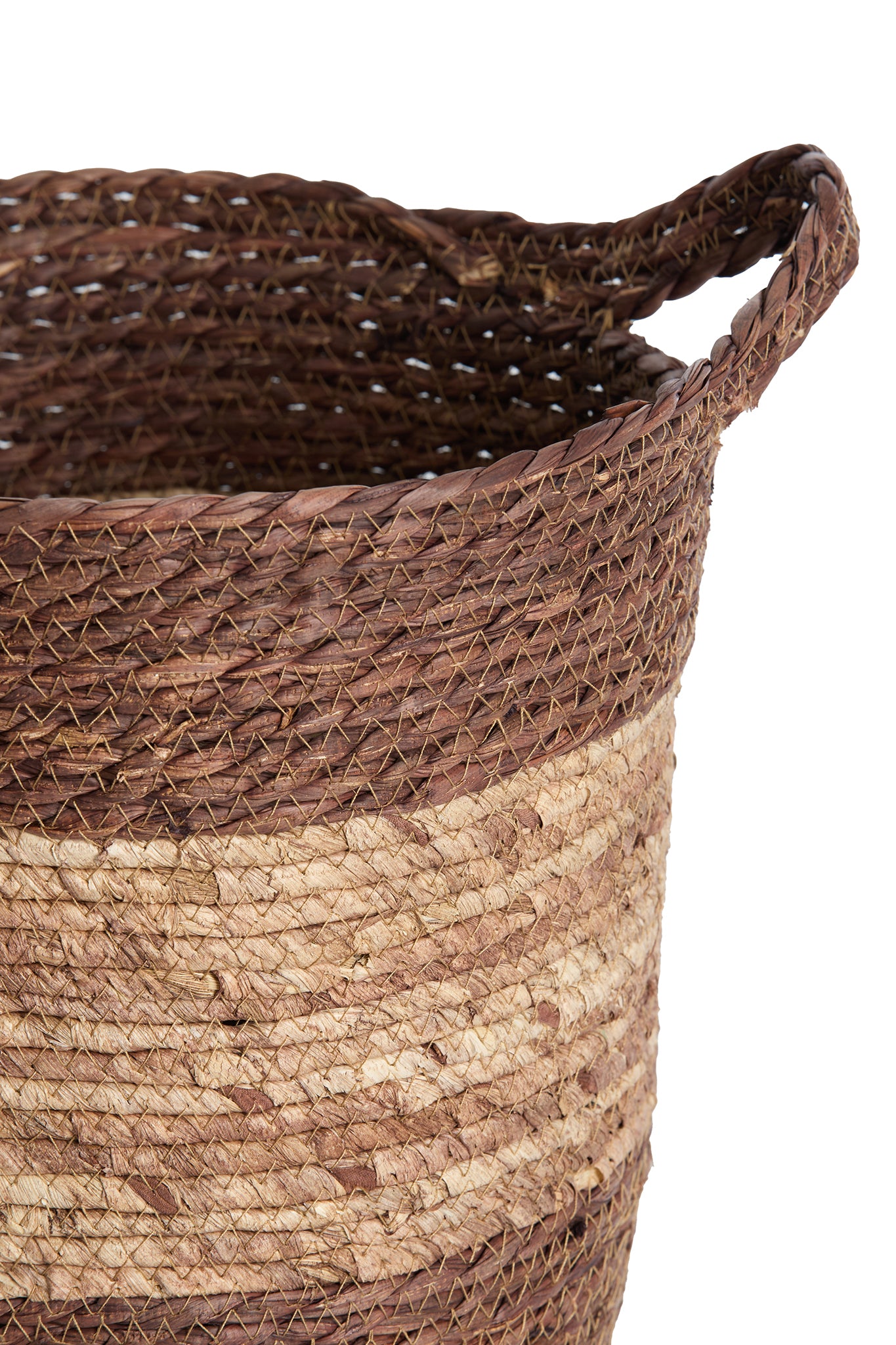 Korb KILKEE 3er-Set Ø 30 × 30 cm, Ø 35 × 35 cm, Ø 40 × 40 cm von Light & Living in Terracotta-Braun