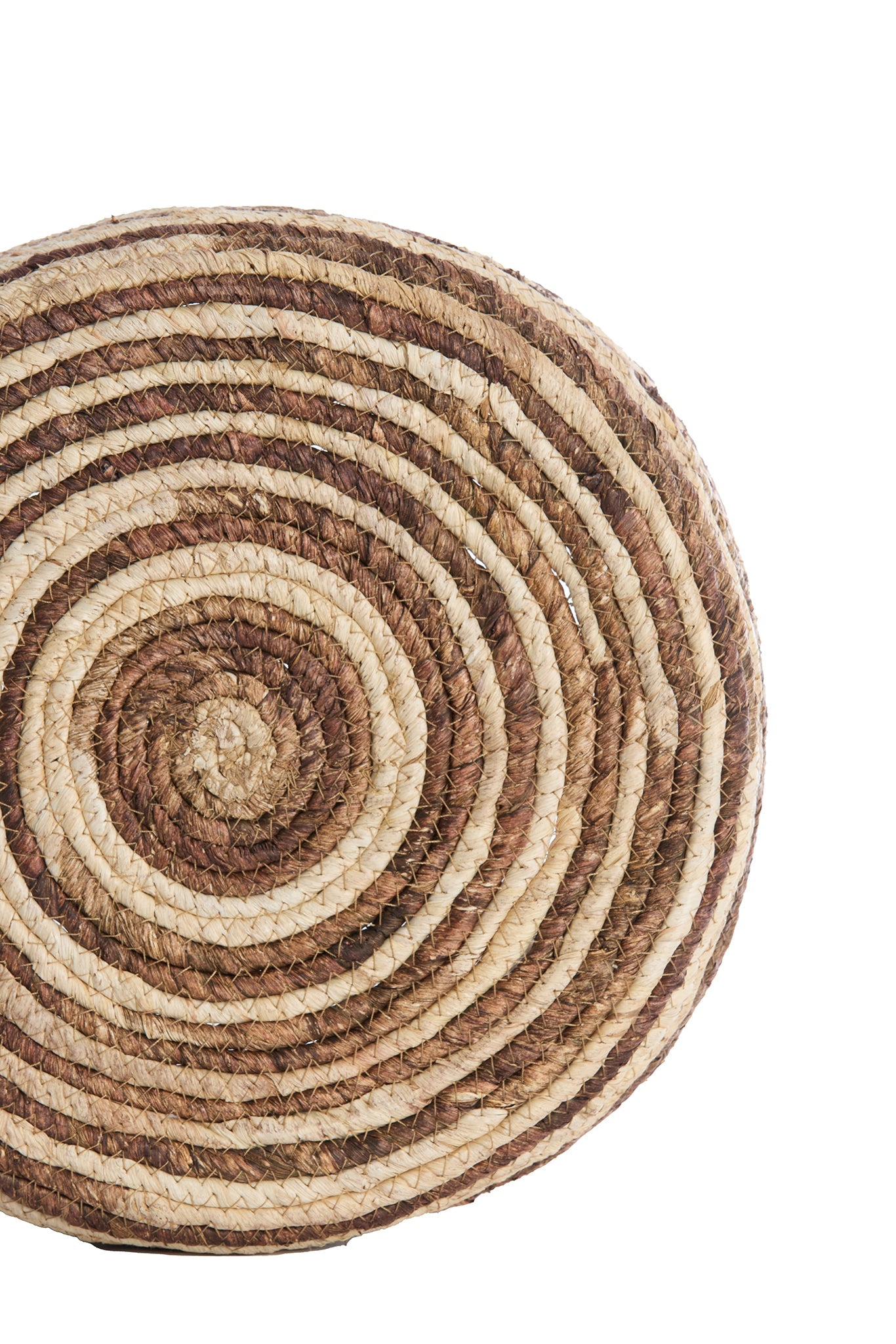 Korb KILRUSH 3er-Set mit Deckel – max. Ø 34 × 36 cm von Light & Living in Braun-creme