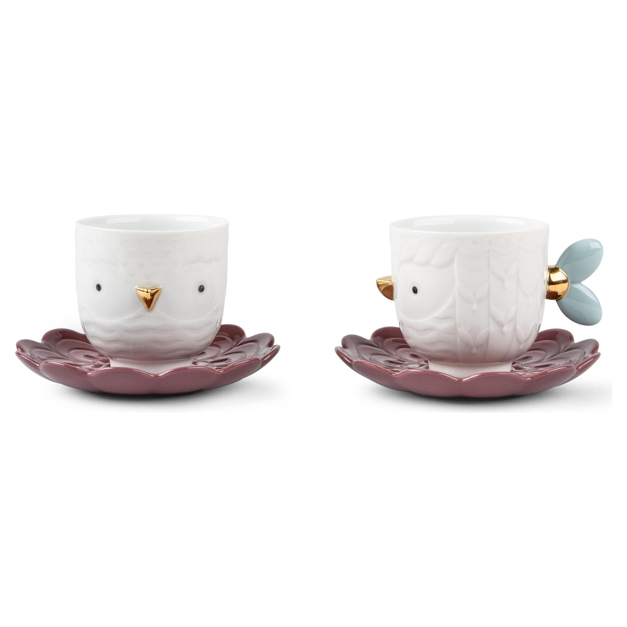 Edles Kawki Kaffeeservice von Lladró, Vogelmotiv, Design