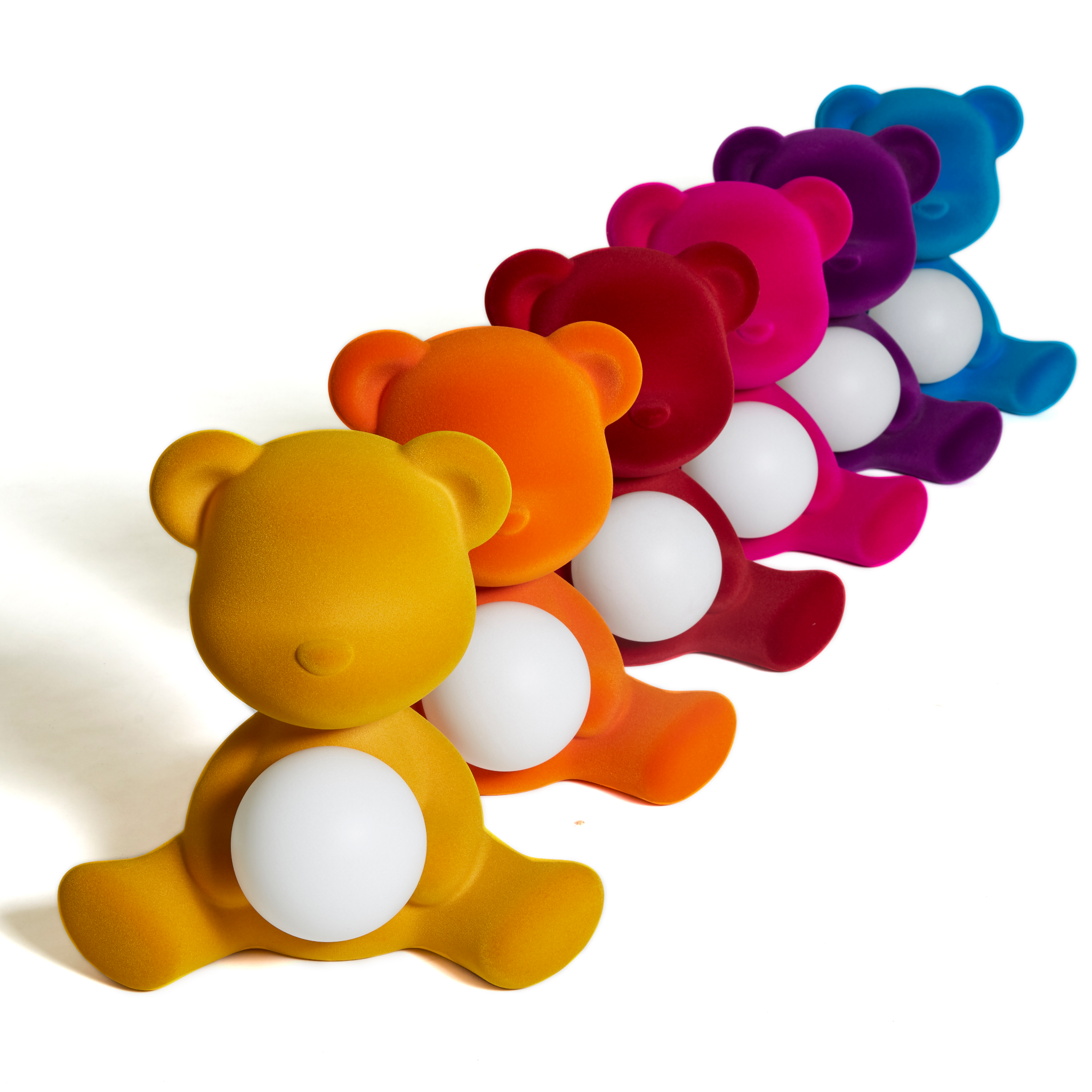 Moderne Akkuleuchte mit tierischer Form in Fuchsia