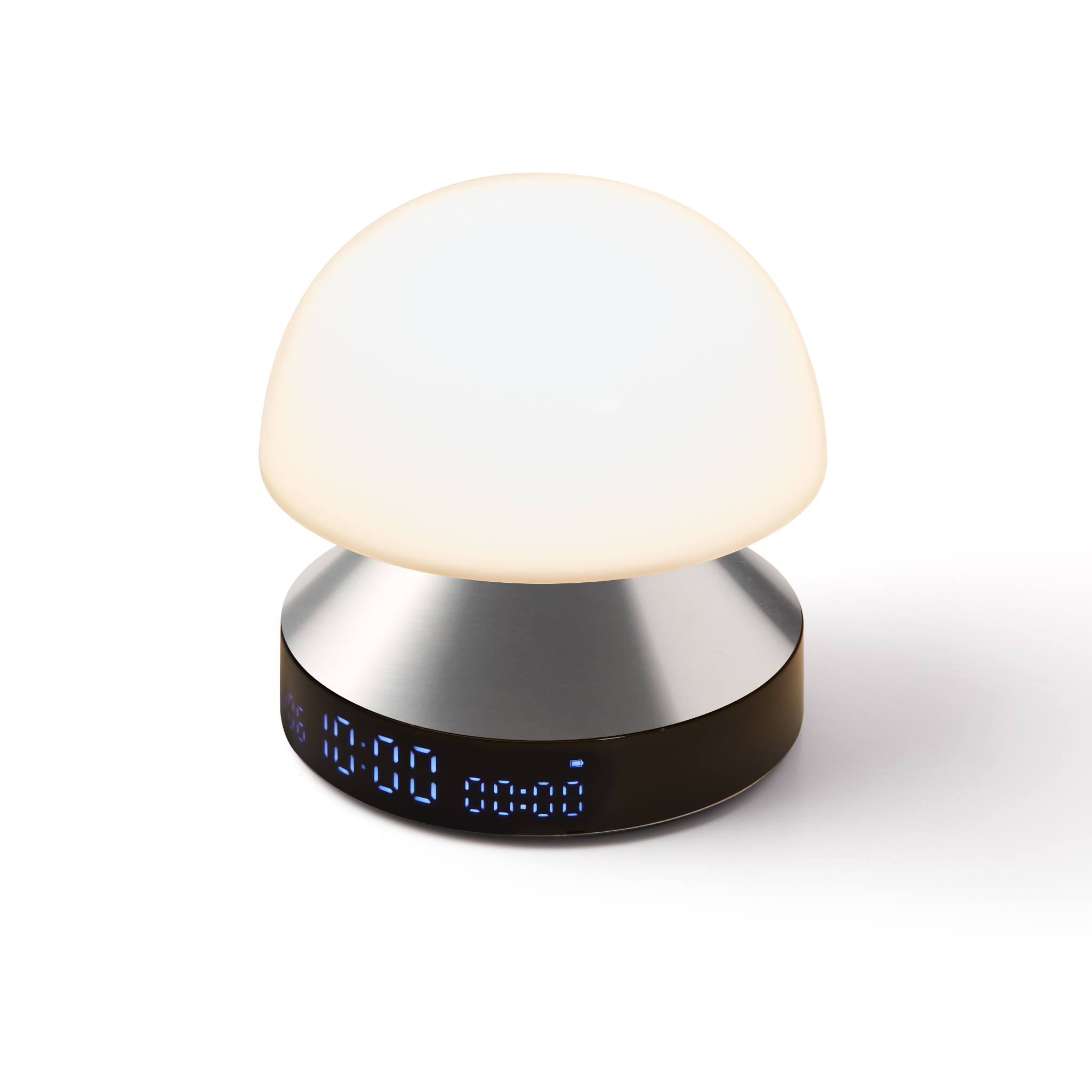Tischleuchte mit LED Farben und Weckfunktion von Lexon