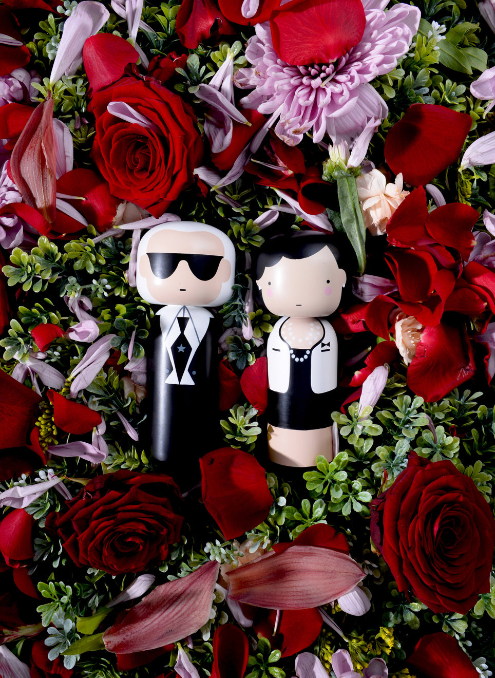 Kokeshi-Puppe COCO von Lucie Kaas mit KARL