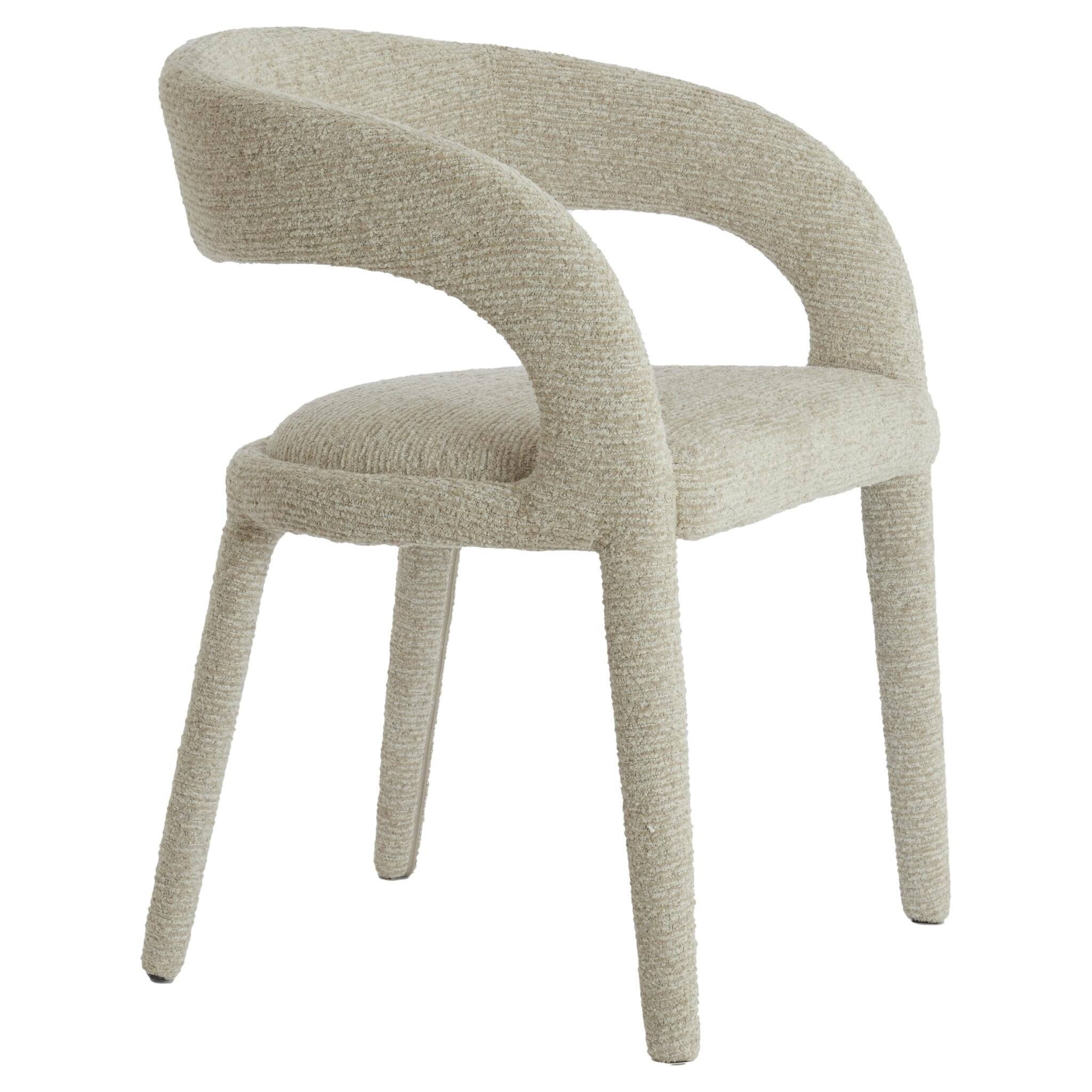 Light & Living Stuhl KYRAN beige mit organischer Form