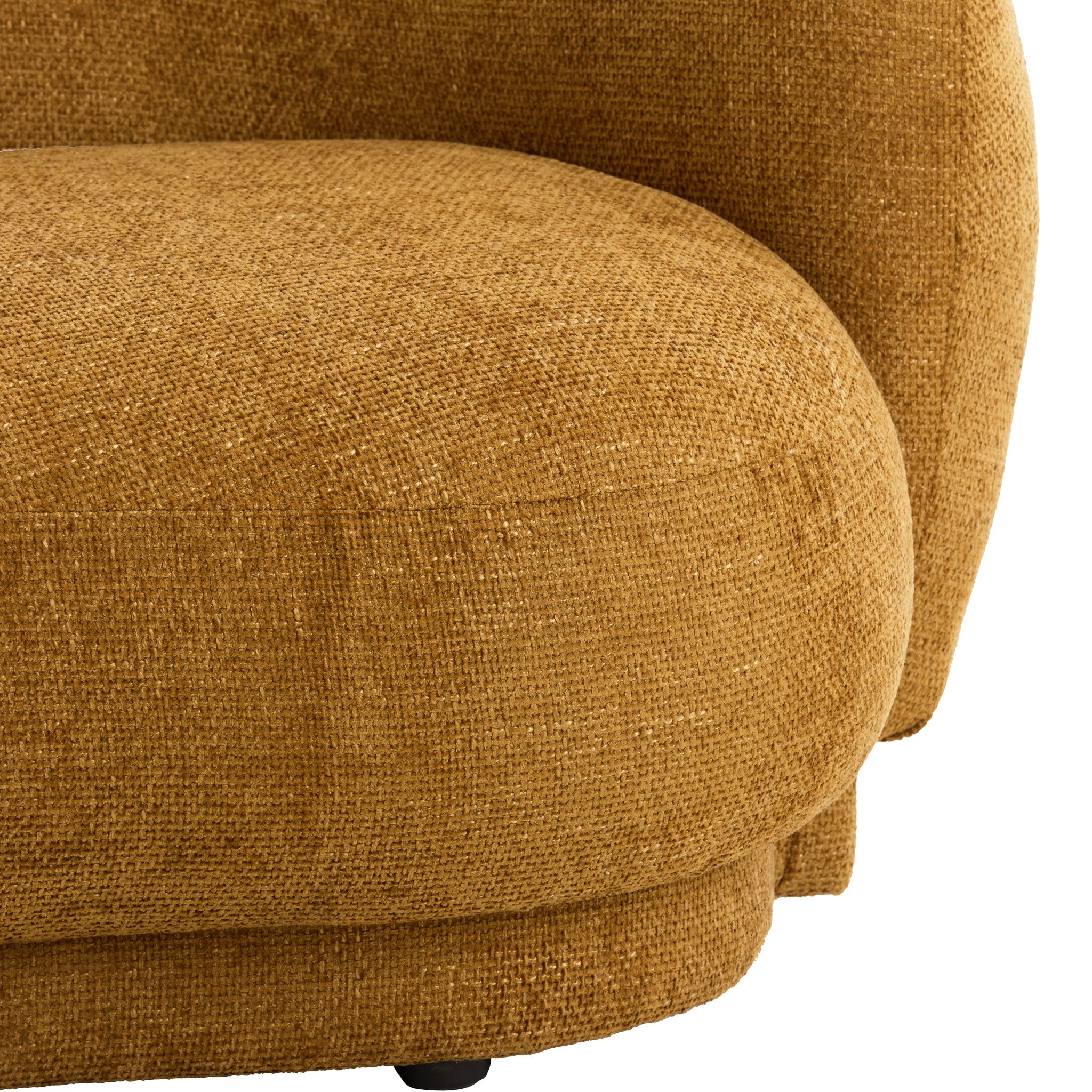 Detailansicht der Polsterung und Stoffstruktur der UVITA Couch