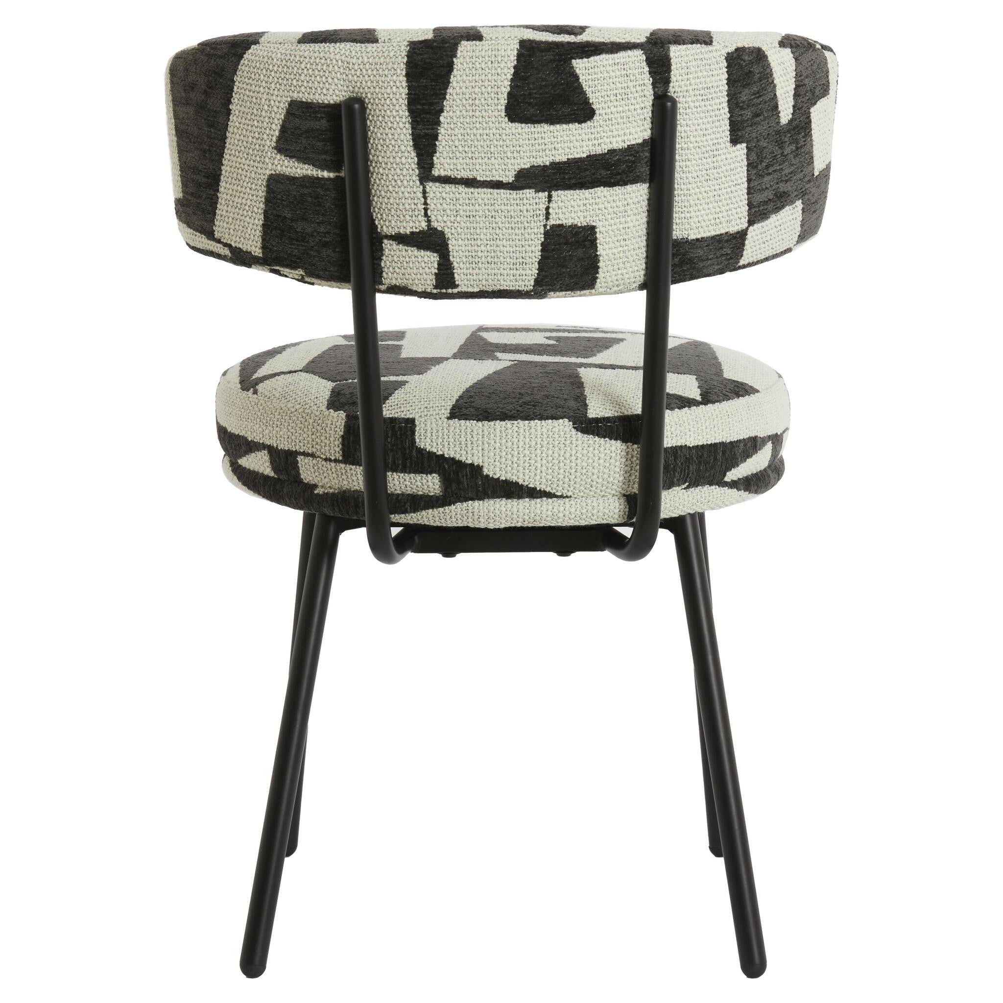 Esszimmerstuhl mit gepolsterter Sitzfläche und Rückenlehne