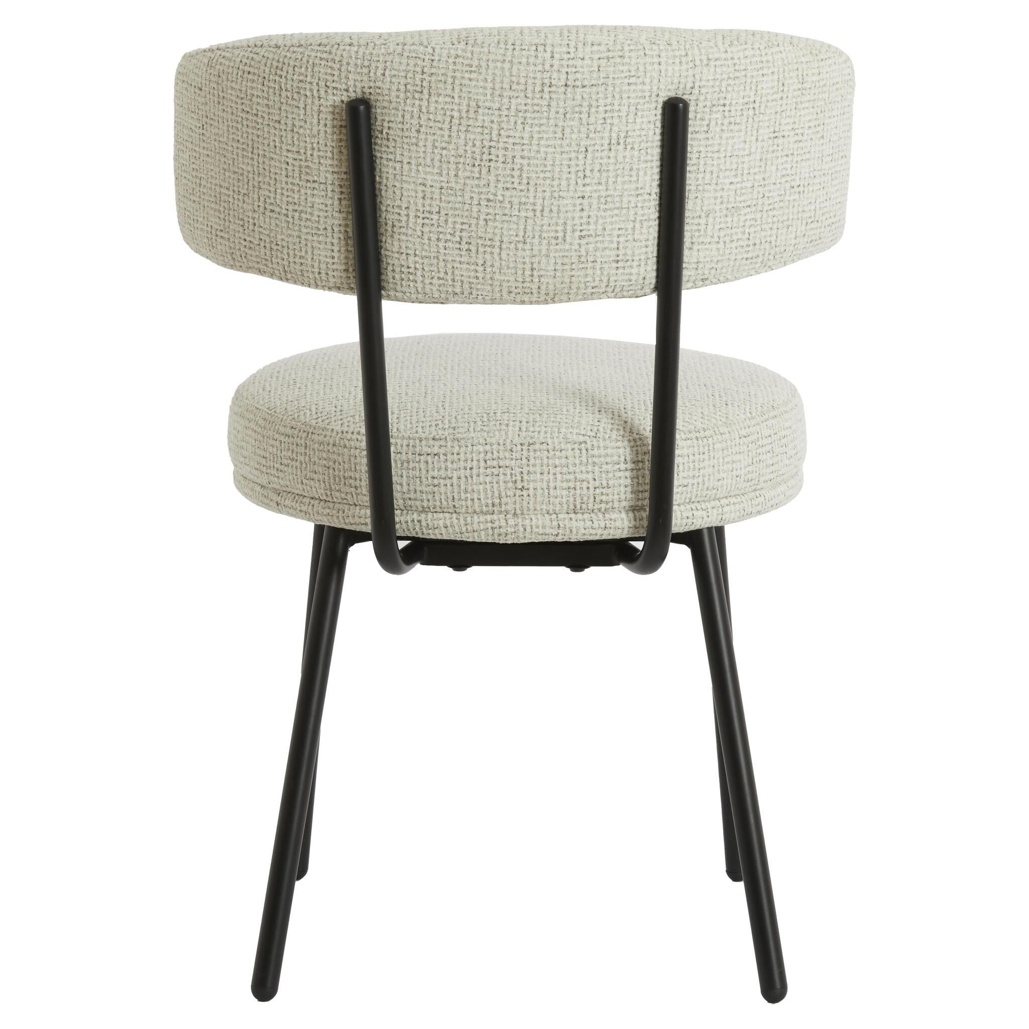 Essstuhl mit gepolsterter Sitzfläche und Rückenlehne