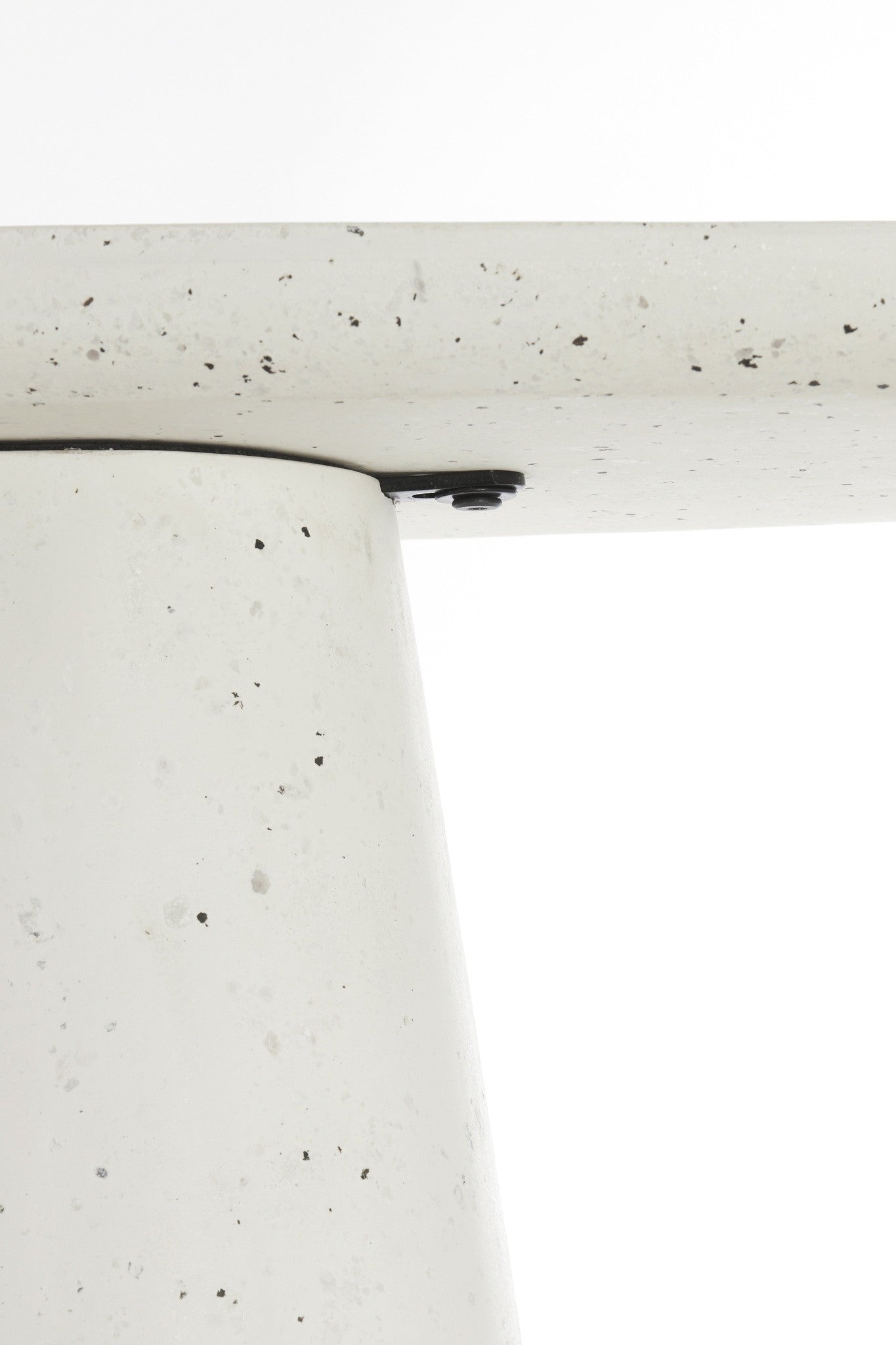 Moderner Flurtisch in Terrazzo-Weiß von Light & Living