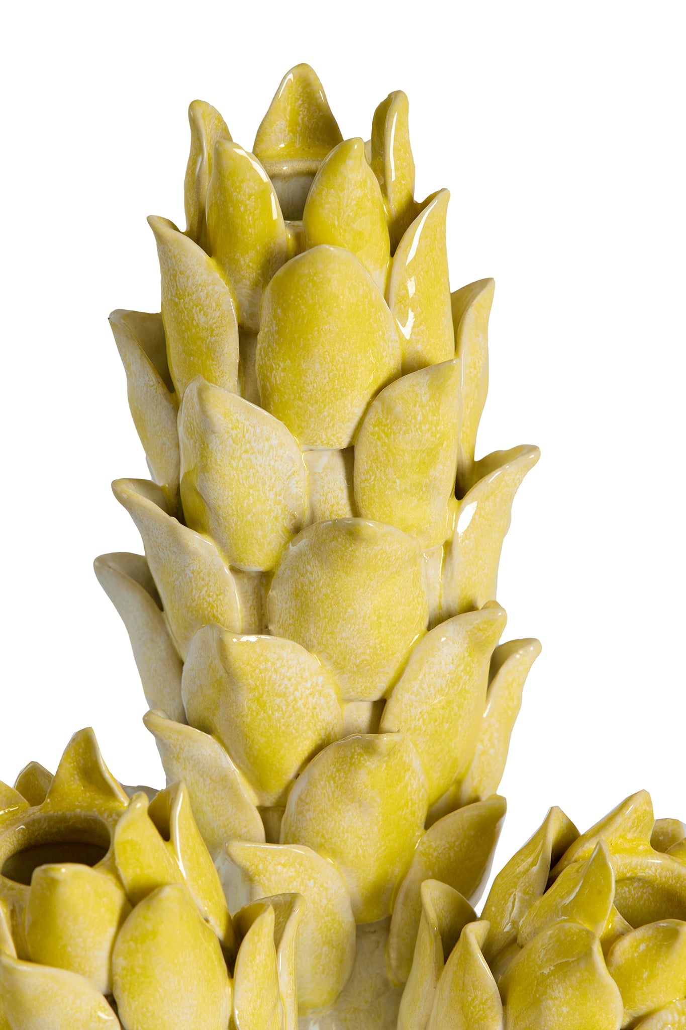Vase CARCIOFO gelb/crème von Light &Living