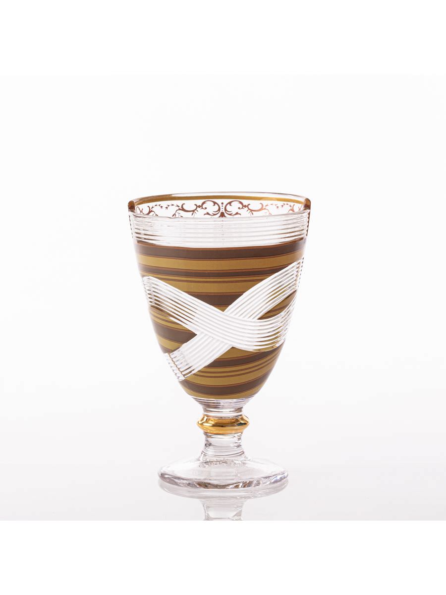 Trinkglas HYBRID-PANNOTIA braun-gold
