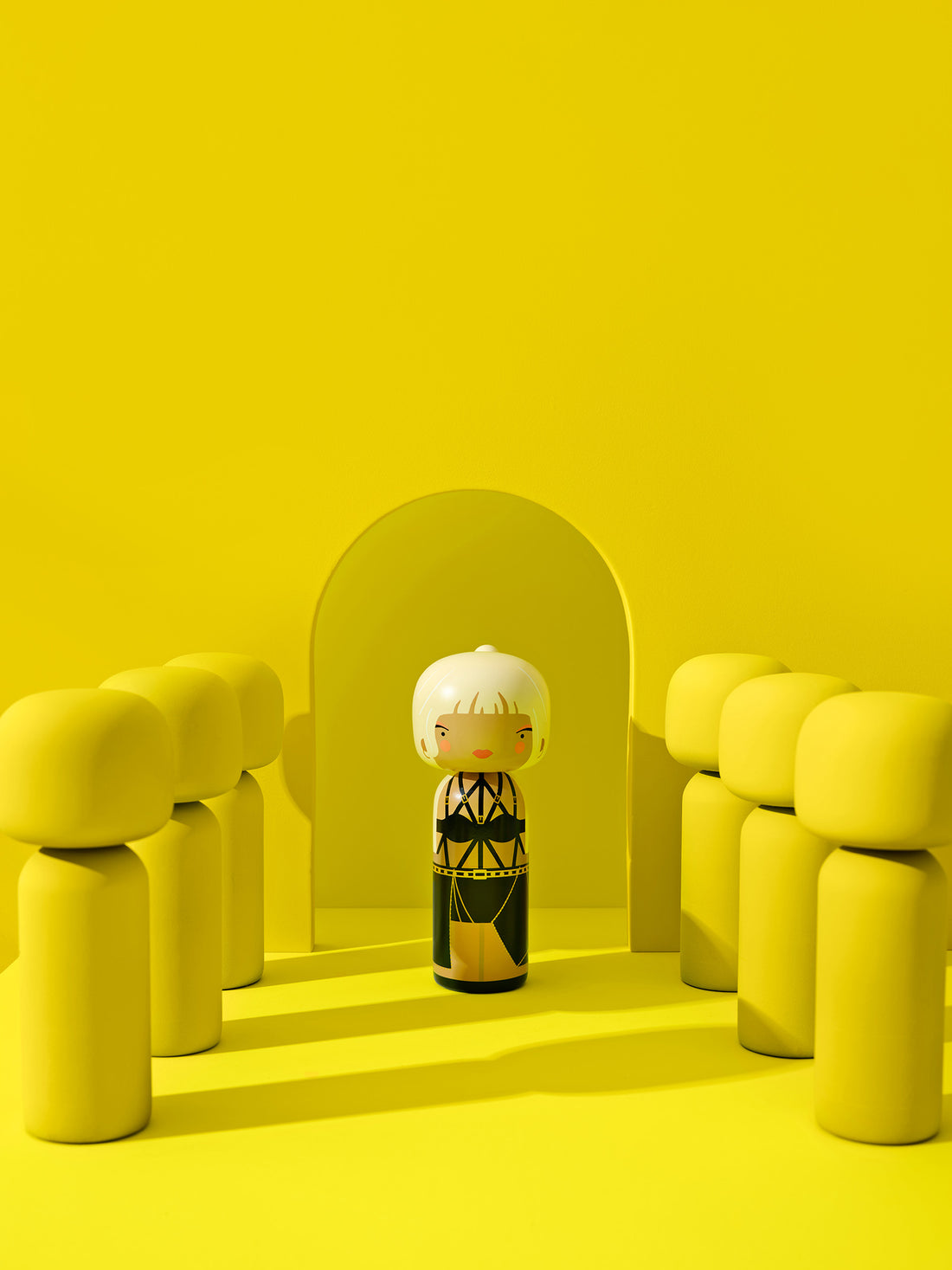 Kokeshi-Puppe DONATELLA 15cm von Lucie Kaas