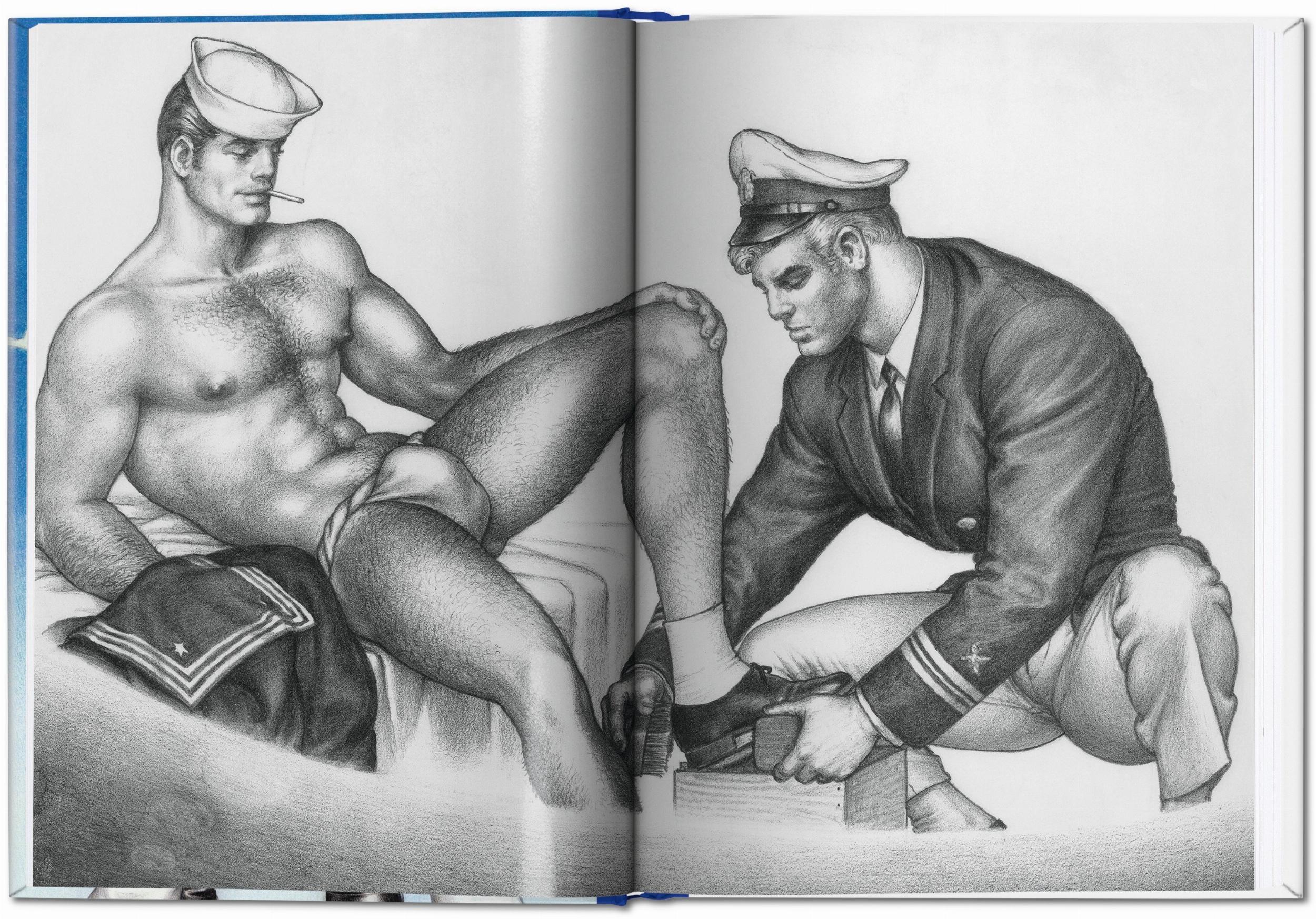Marine Soldat Illustration im typischen Stil von Tom of Finland