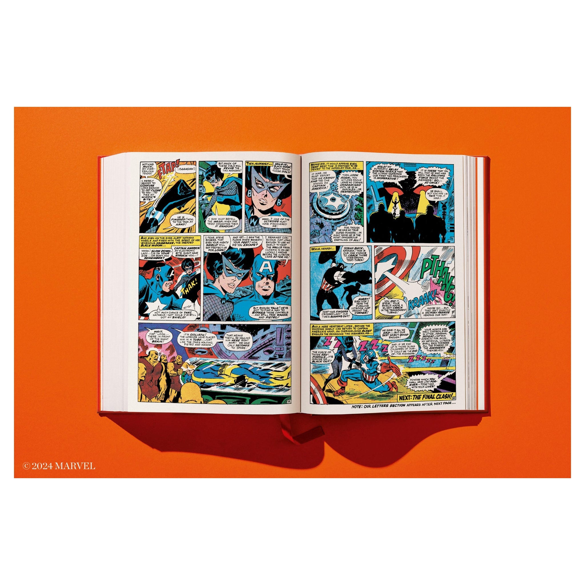 hochwertiger druck mit original farb- und papiergefühl der marvel-age