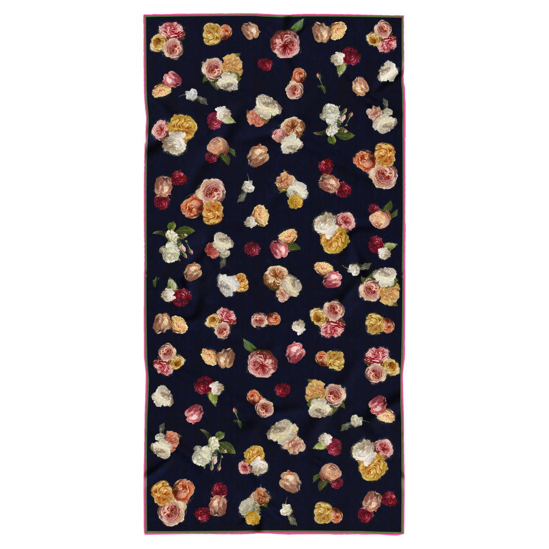 Seidenschal Rose 200x100cm als edles Modeaccessoire