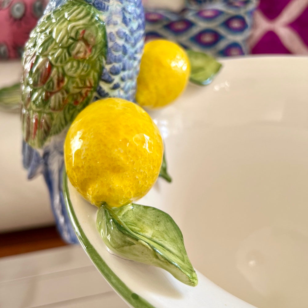 obstschale-parrot-keramik