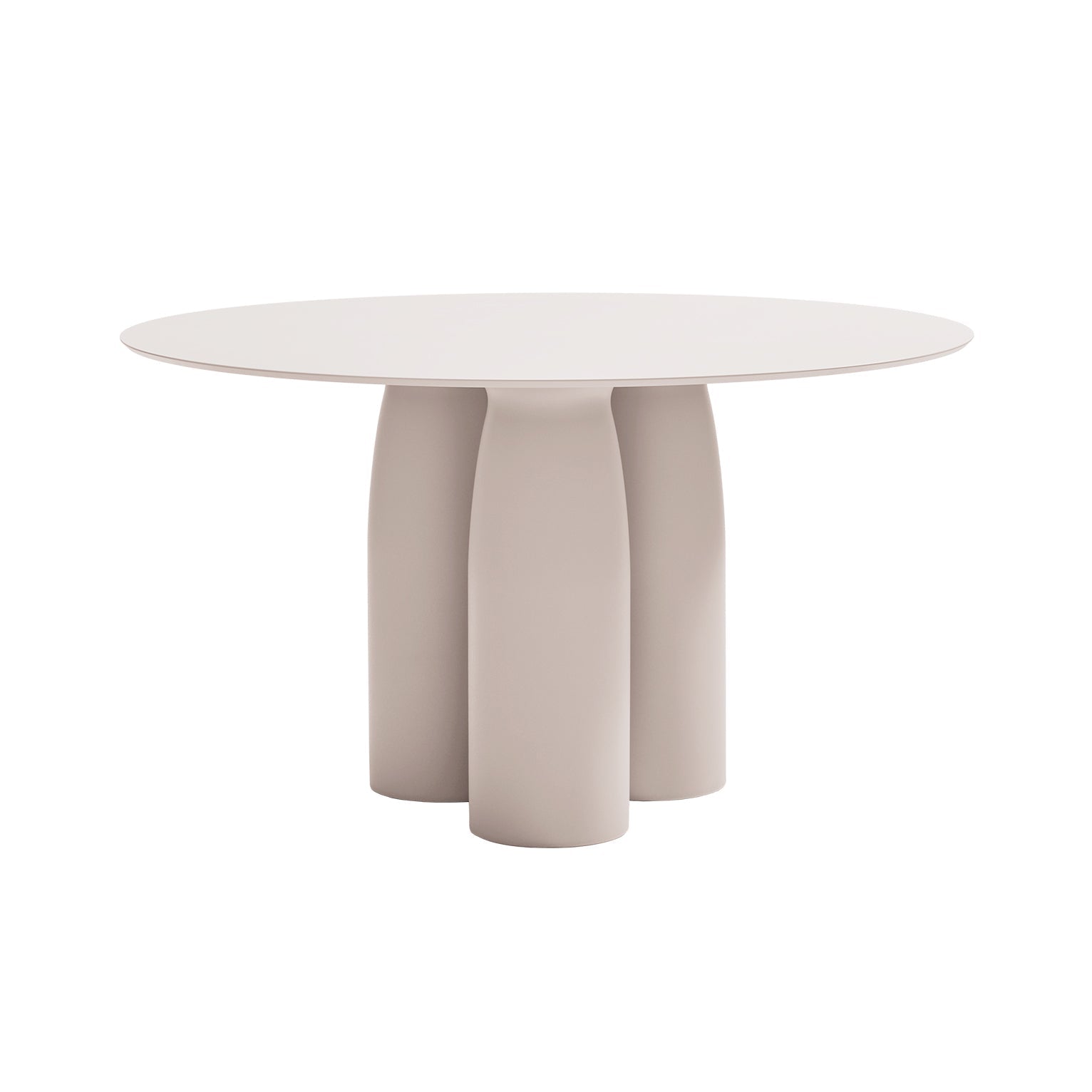 Outdoor-Esstisch TOTO Ø130 cm von Qeeboo Warm White