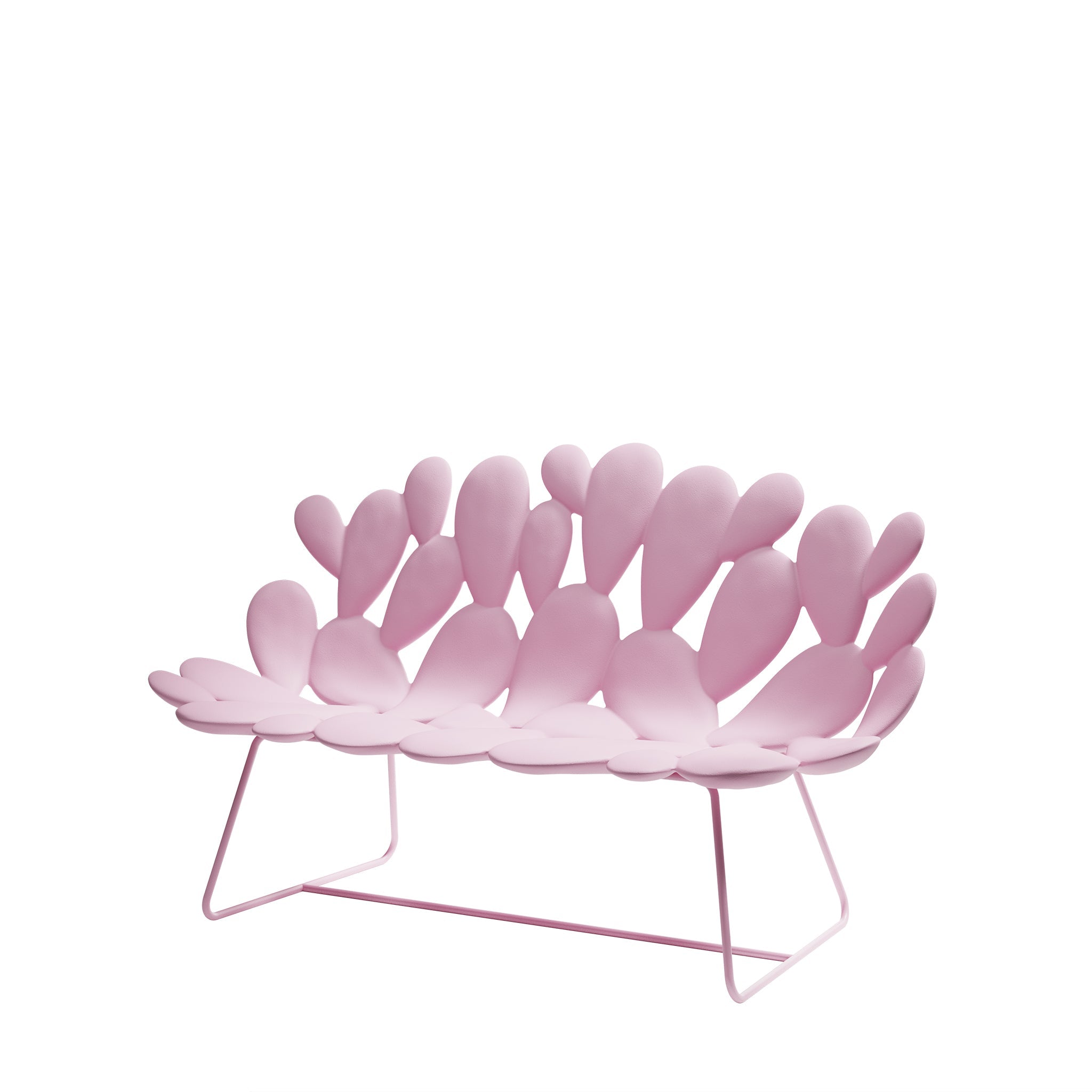FILICUDI Sofa in Kaktus Optik für Wohnzimmer in Pink