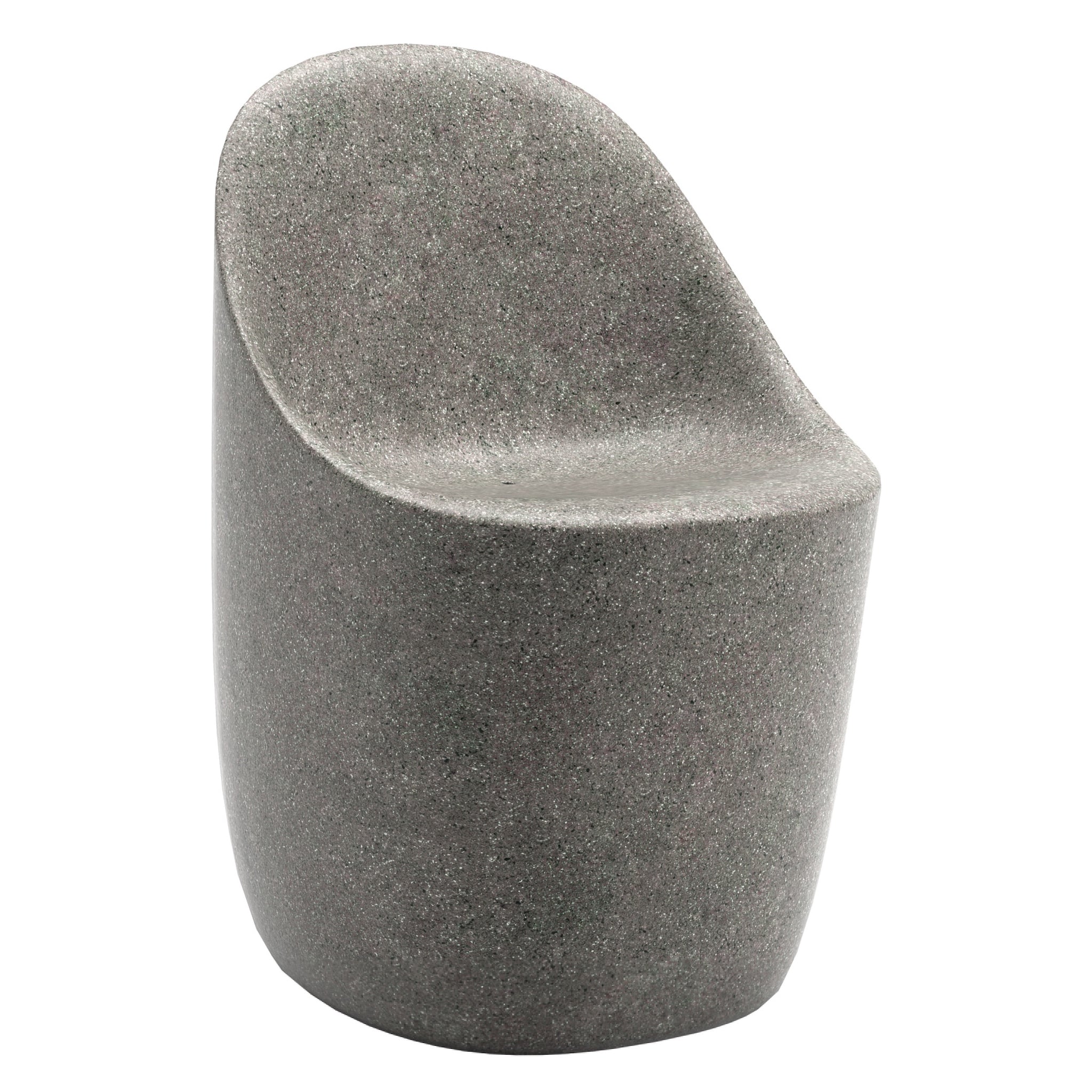 Cobble Chair von Qeeboo – Designstuhl für drinnen & draußen in mix grey