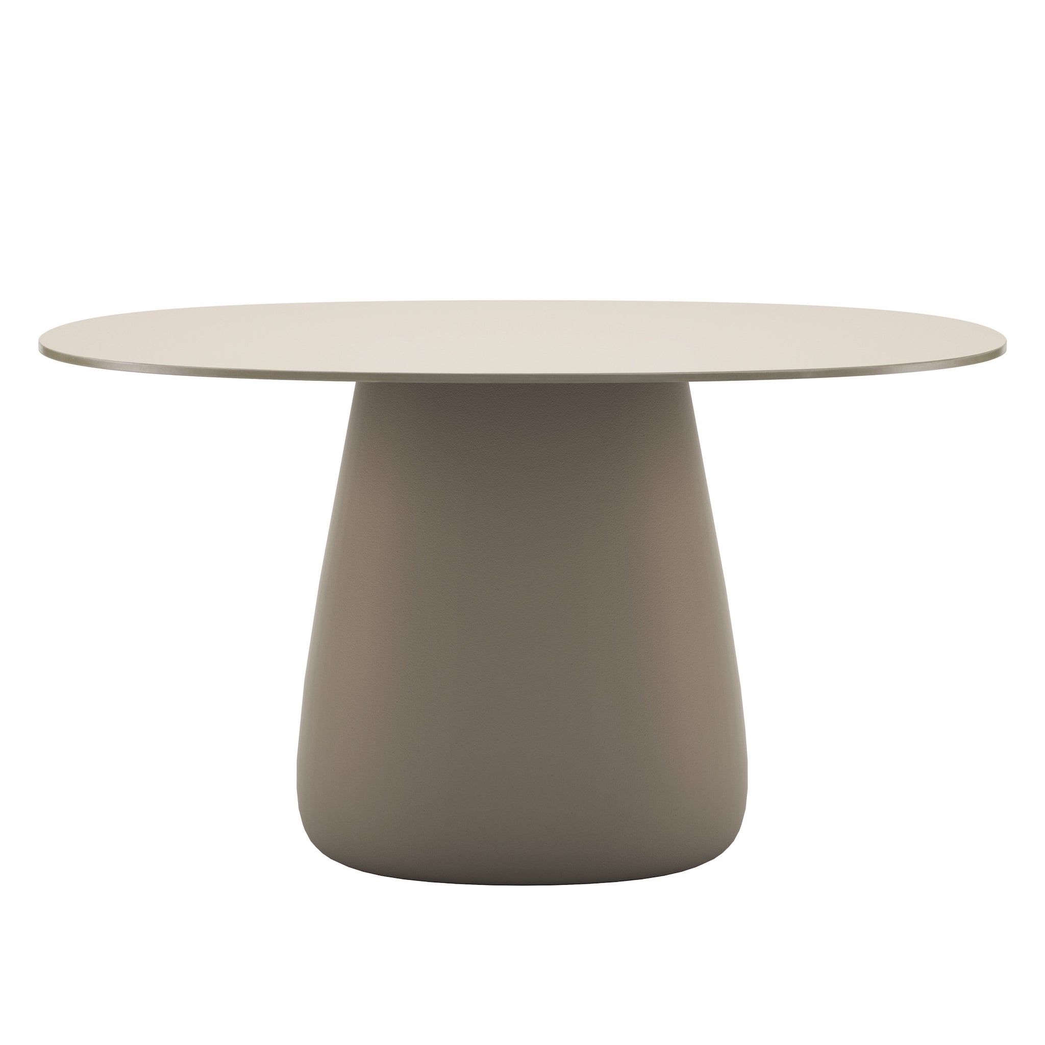 Cobble Table TOP 135, für drinnen & draußen in dove grey