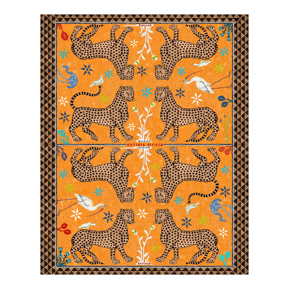 Pareo von Ortigia Sicilia, orange