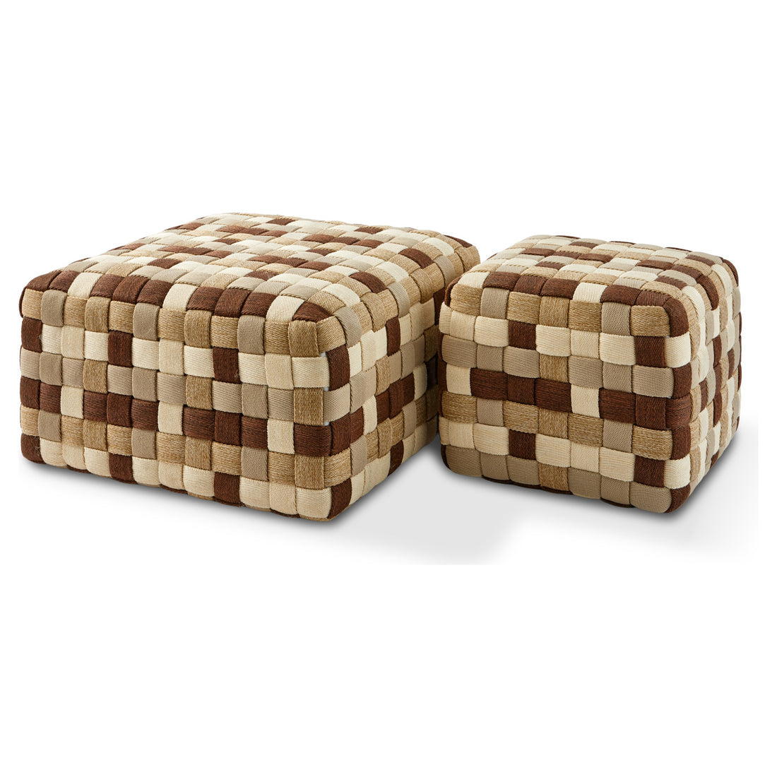 Polspotten Outdoor Pouf in Größe L als Sitzgelegenheit oder Beistelltisch