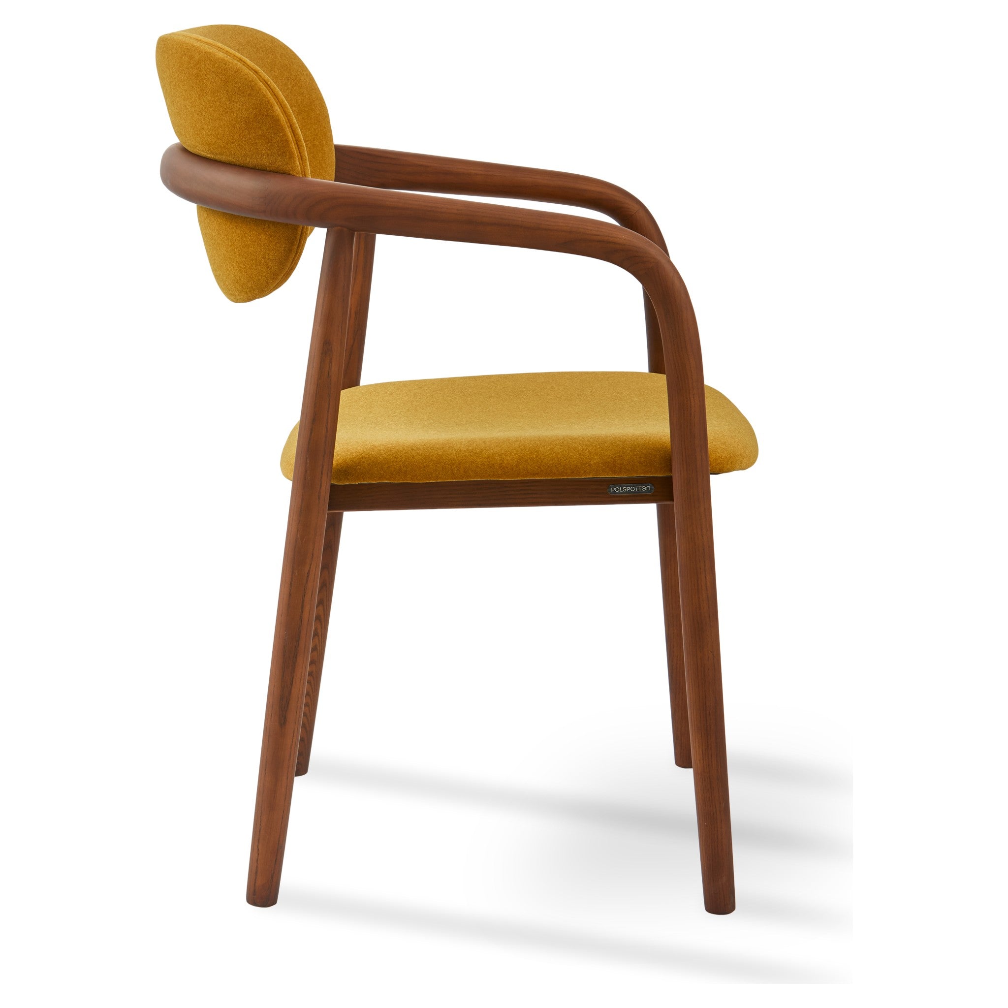 Polspotten Esszimmerstuhl in Gelb mit eleganter Formgebung