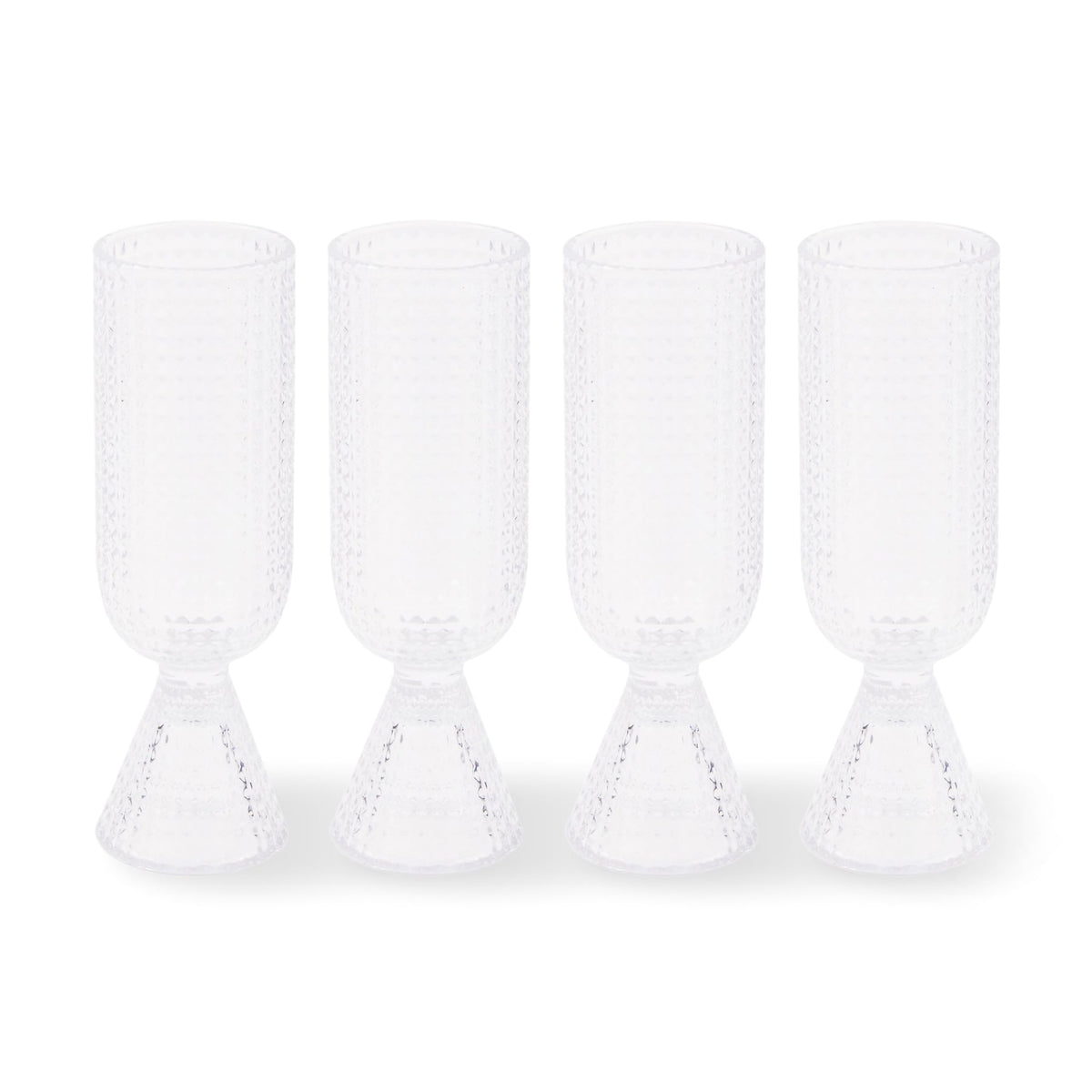 Champagnerglas ROOFTOP von POLSPOTTEN aus Glas