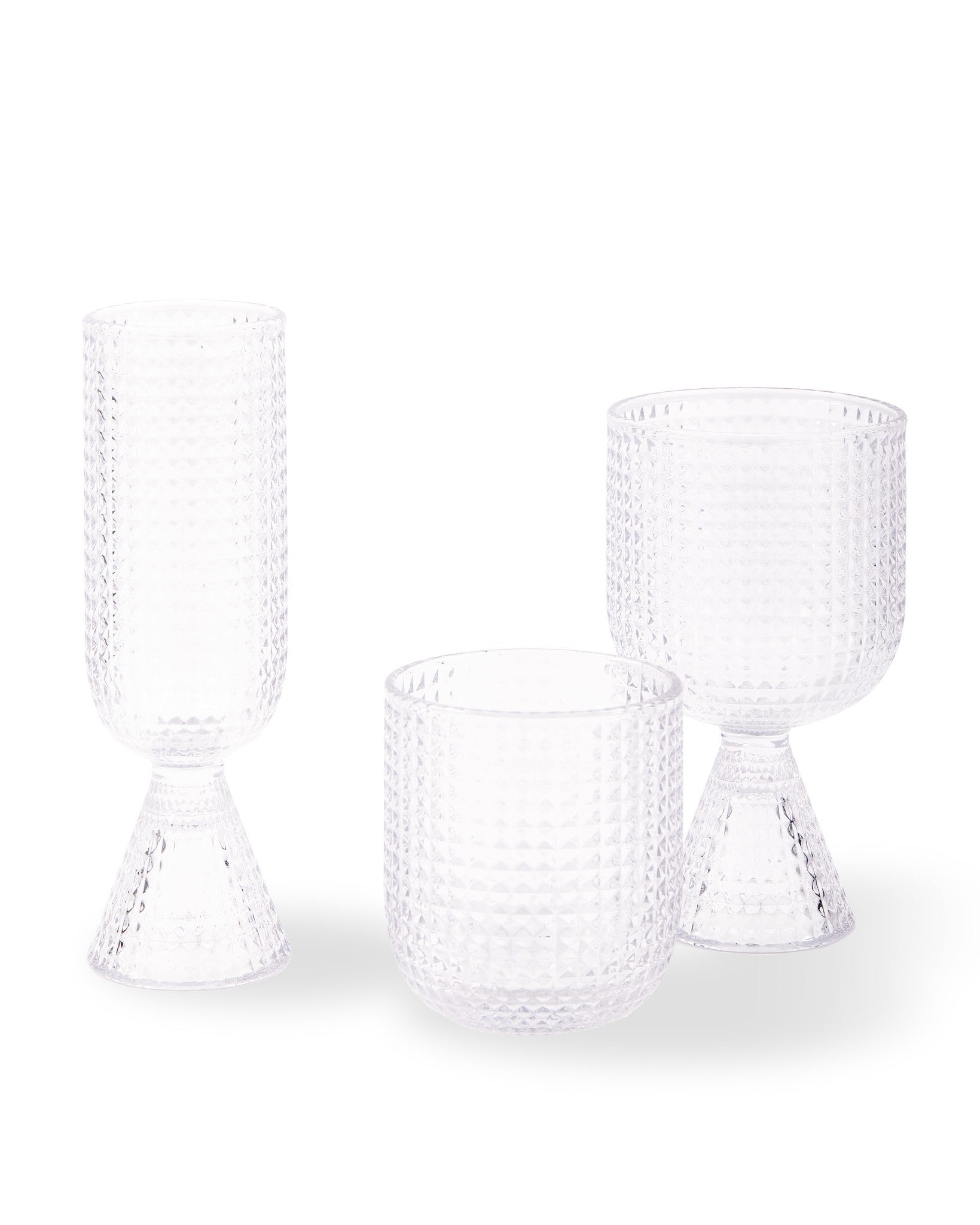 Champagnerglas ROOFTOP von POLSPOTTEN aus Glas