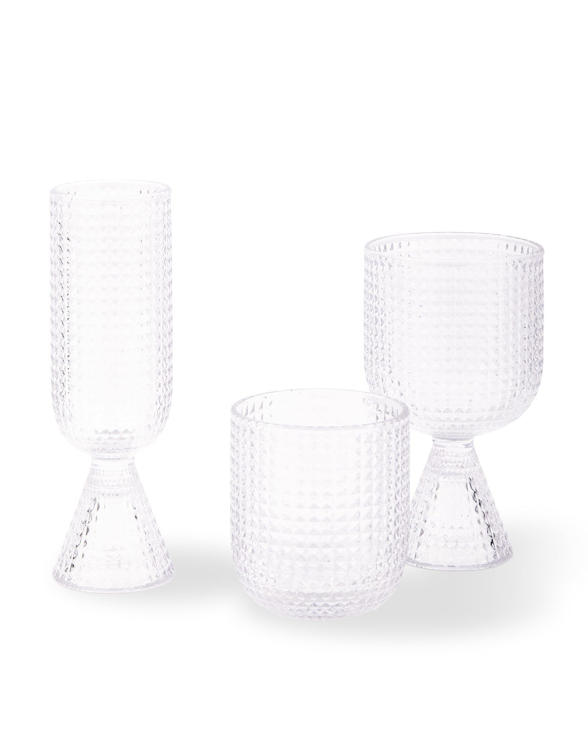 Champagnerglas ROOFTOP von POLSPOTTEN aus Glas