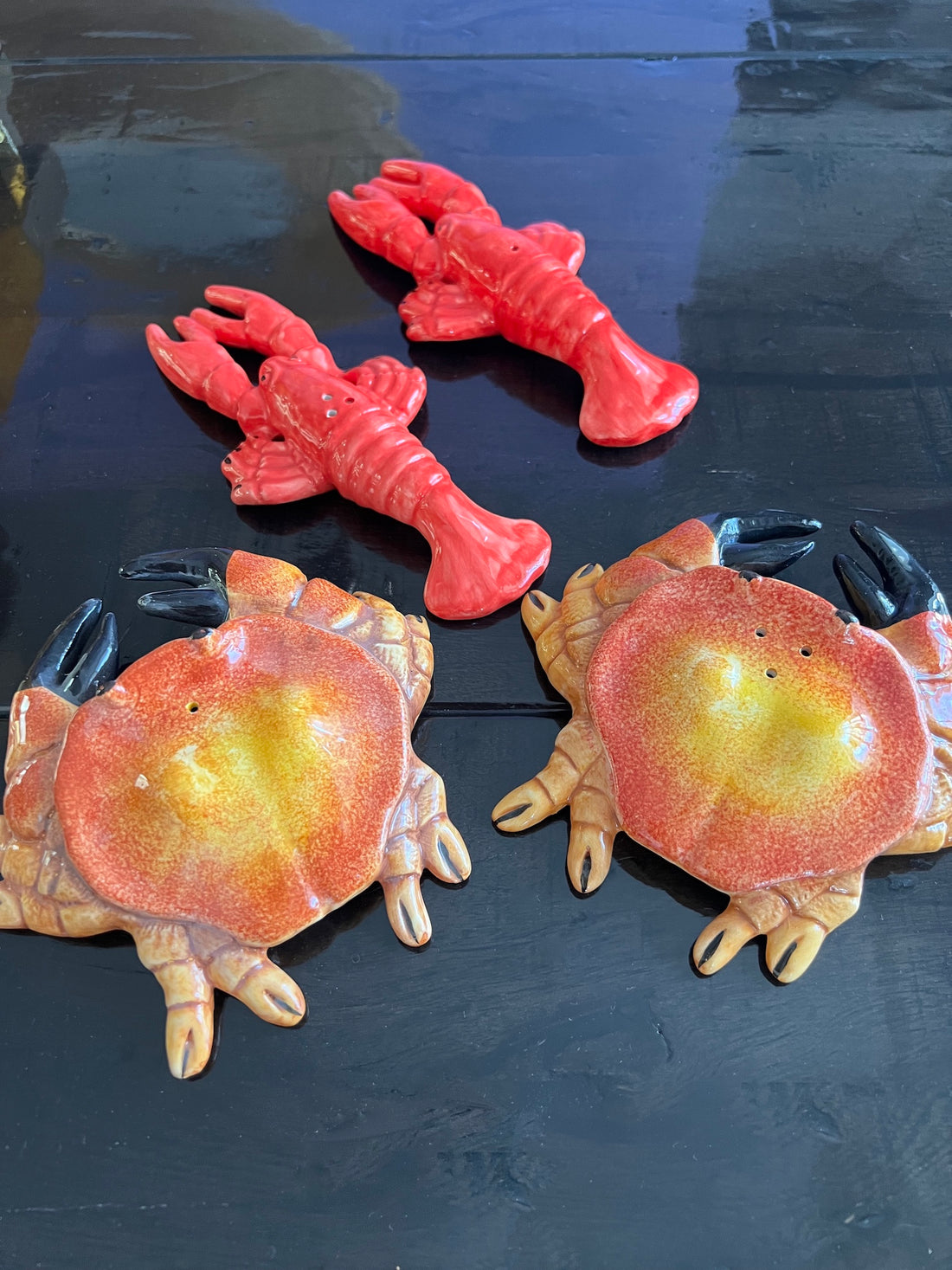 Les Ottomans – Salz- & Pfefferstreuer Krabbe und Hummer