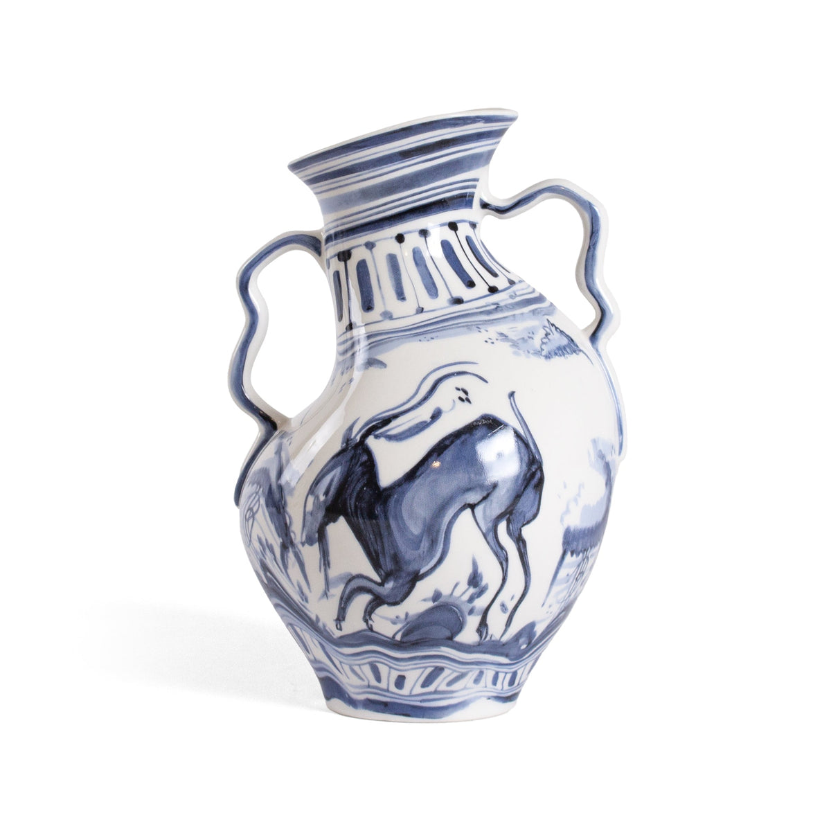 Diesel living with Seletti IBEX Vase mit verzerrter Silhouette und klassischem Tiermotiv