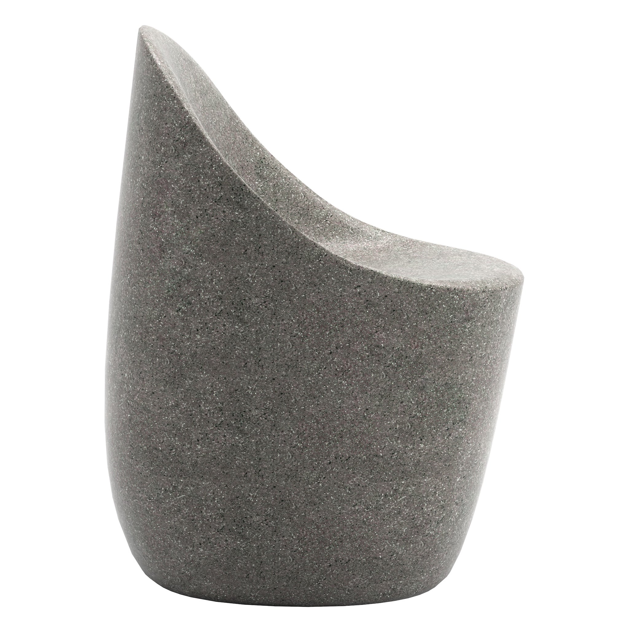 Cobble Chair von Qeeboo – Designstuhl für drinnen & draußen in mix grey