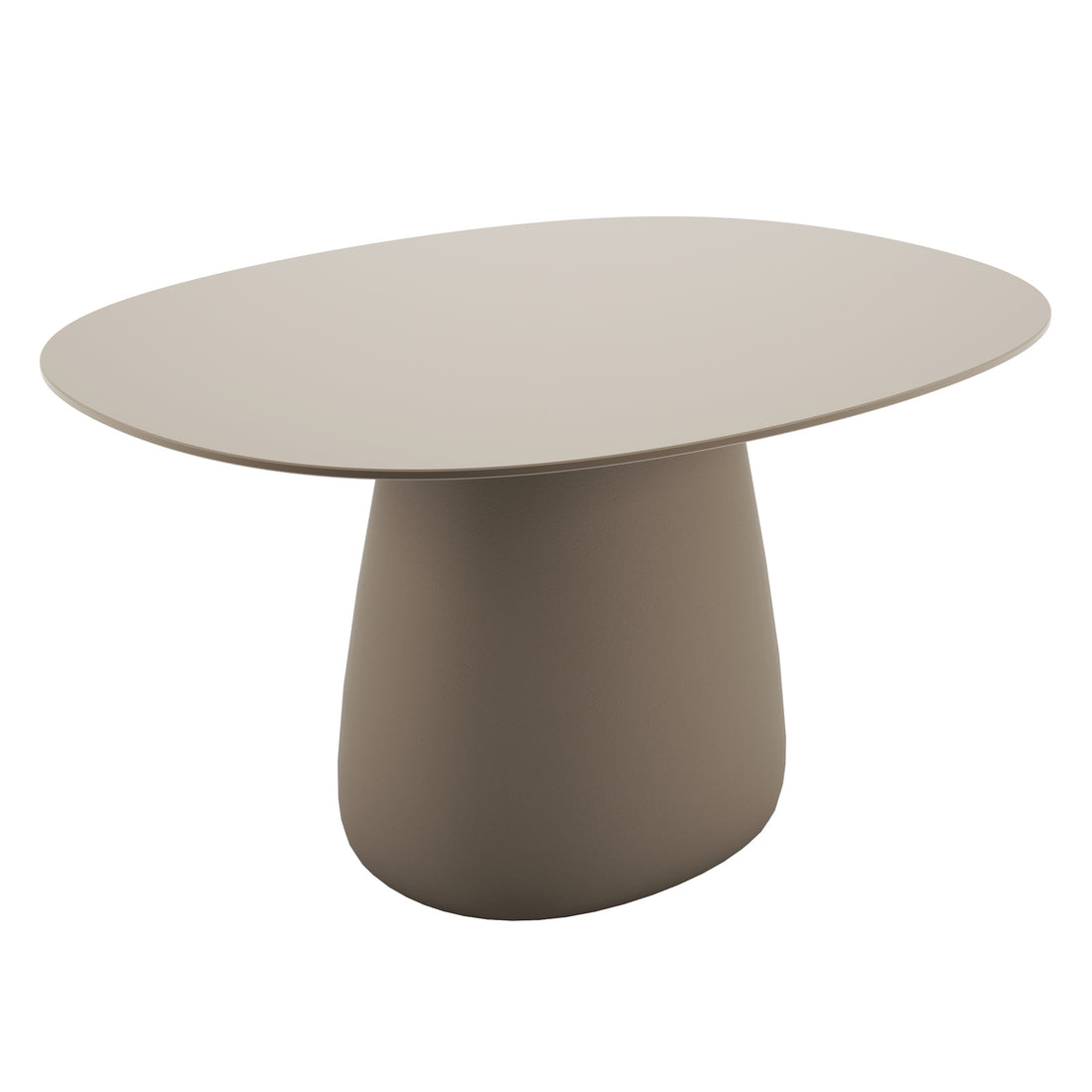 Cobble Table TOP 135, für drinnen & draußen in dove grey