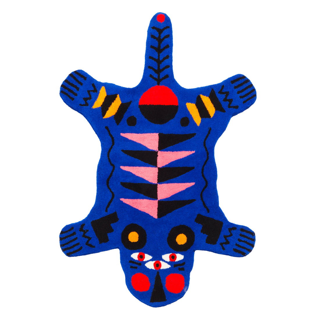 Teppich OGGIAN BLUE PANTHER L von Qeeboo