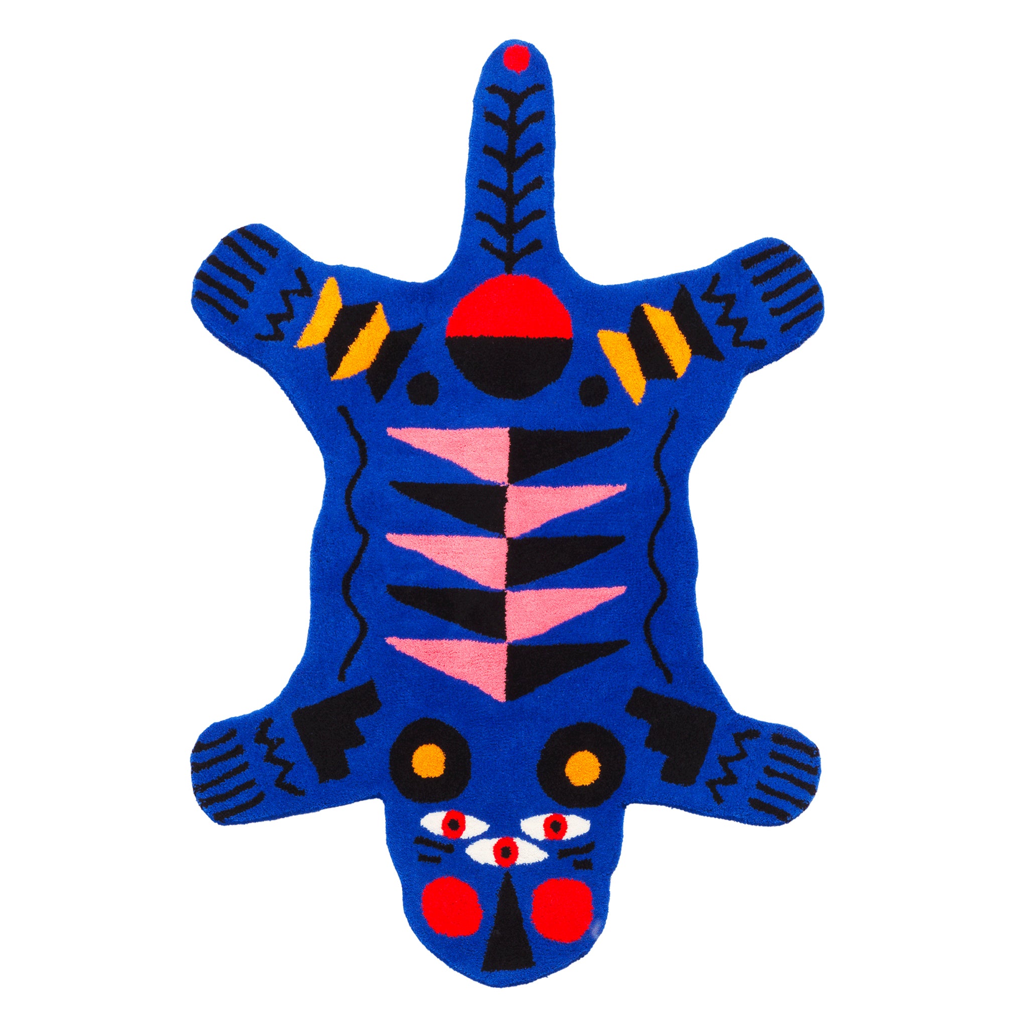 Teppich OGGIAN BLUE PANTHER L von Qeeboo