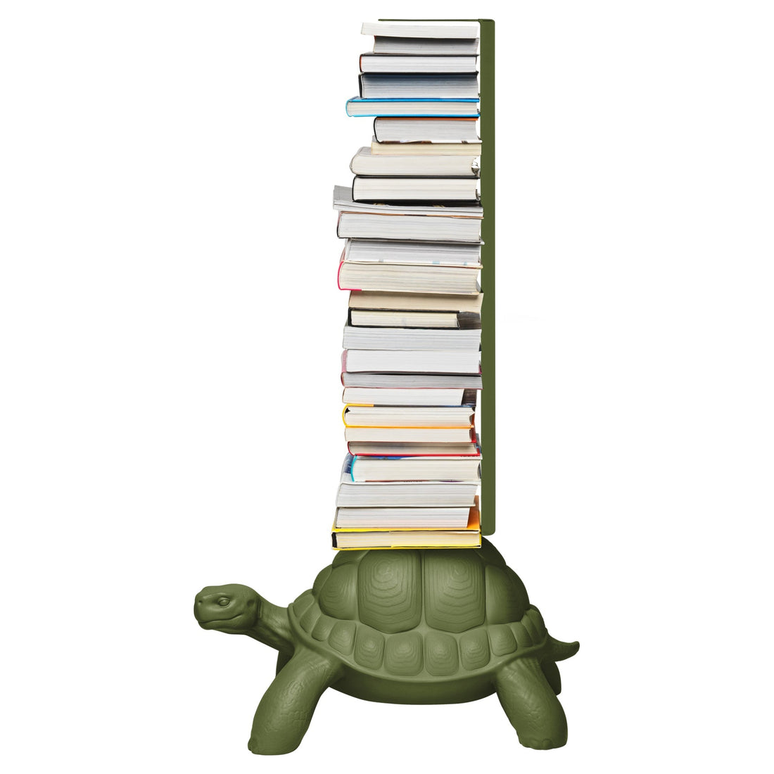 Künstlerisches Bücherregal von Marcantonio in grüner Ausführung