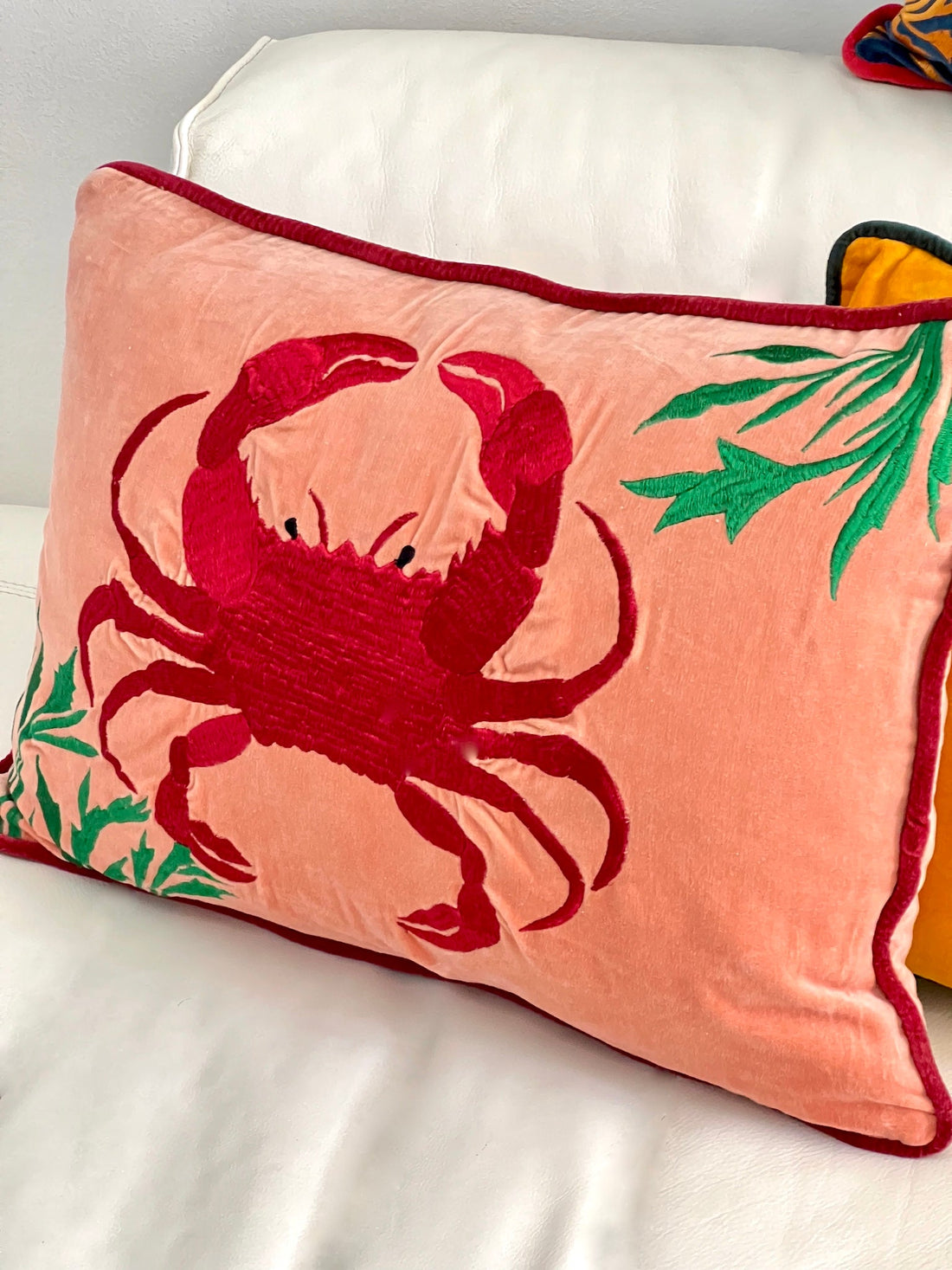 Kissen Tropical KRABBE von Les Ottomans