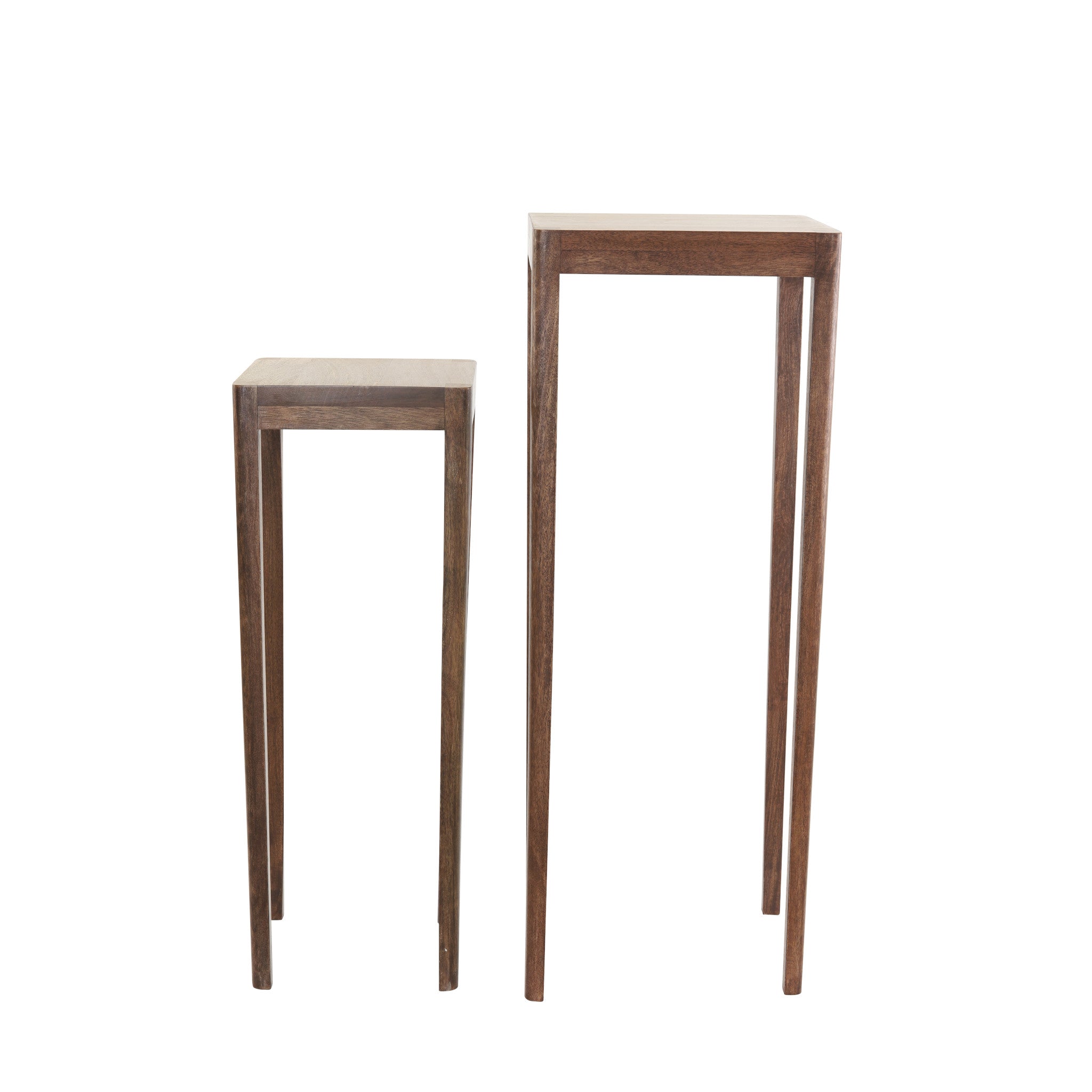 Conjunto de columnas STIJN de madera de mango, marrón