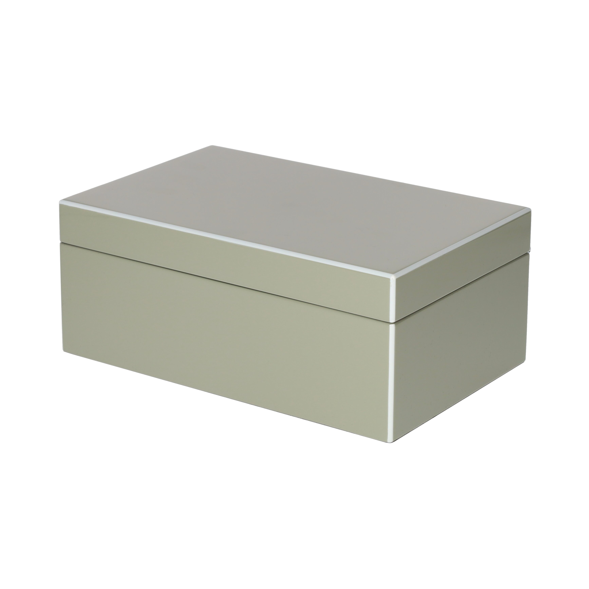 Stilvolle Tang S Schmuckbox MDF Flannel für Wohnaccessoires
