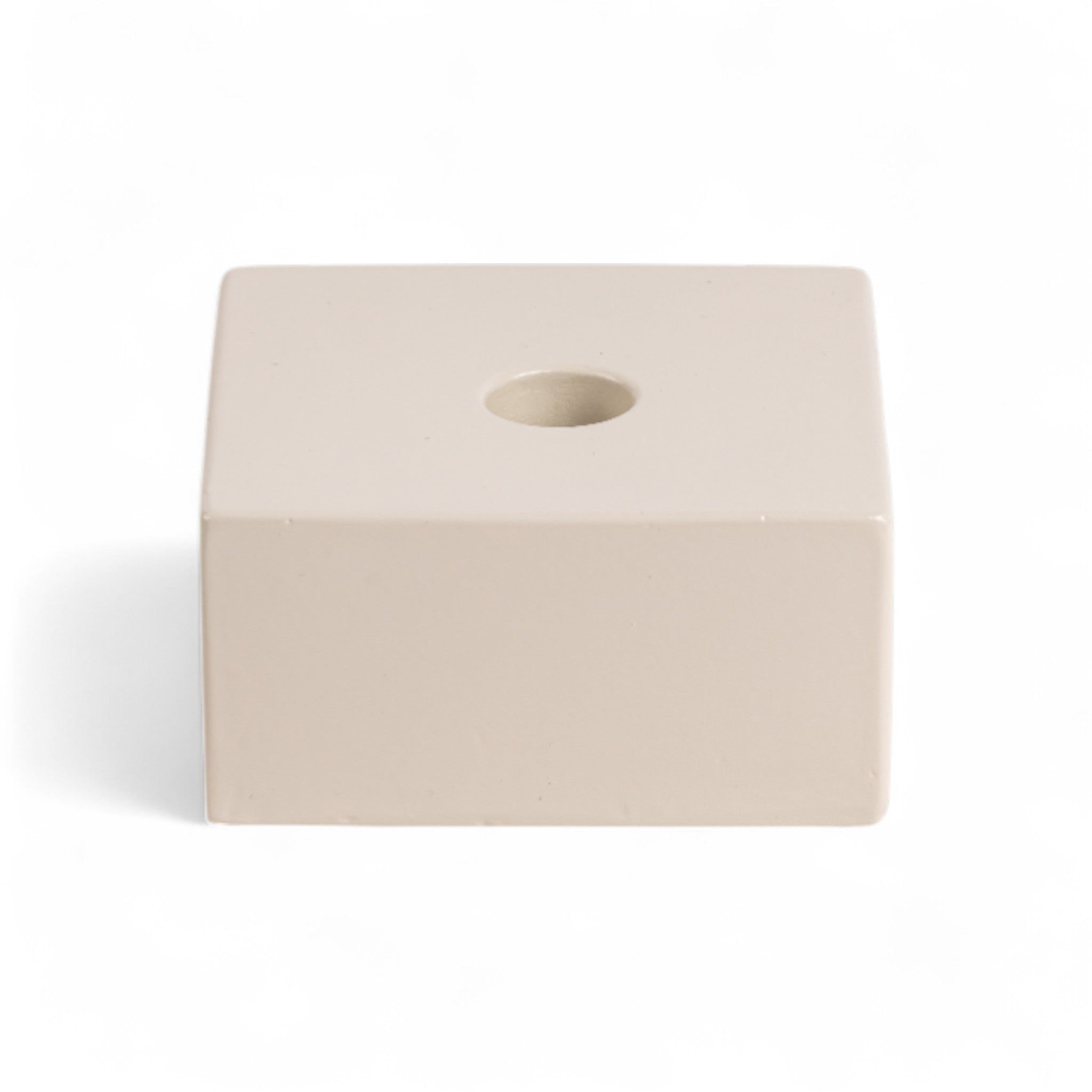 Weiße Seletti Vase AMOR VOLAT mit plastischer Engelsfigur auf quadratischem Sockel