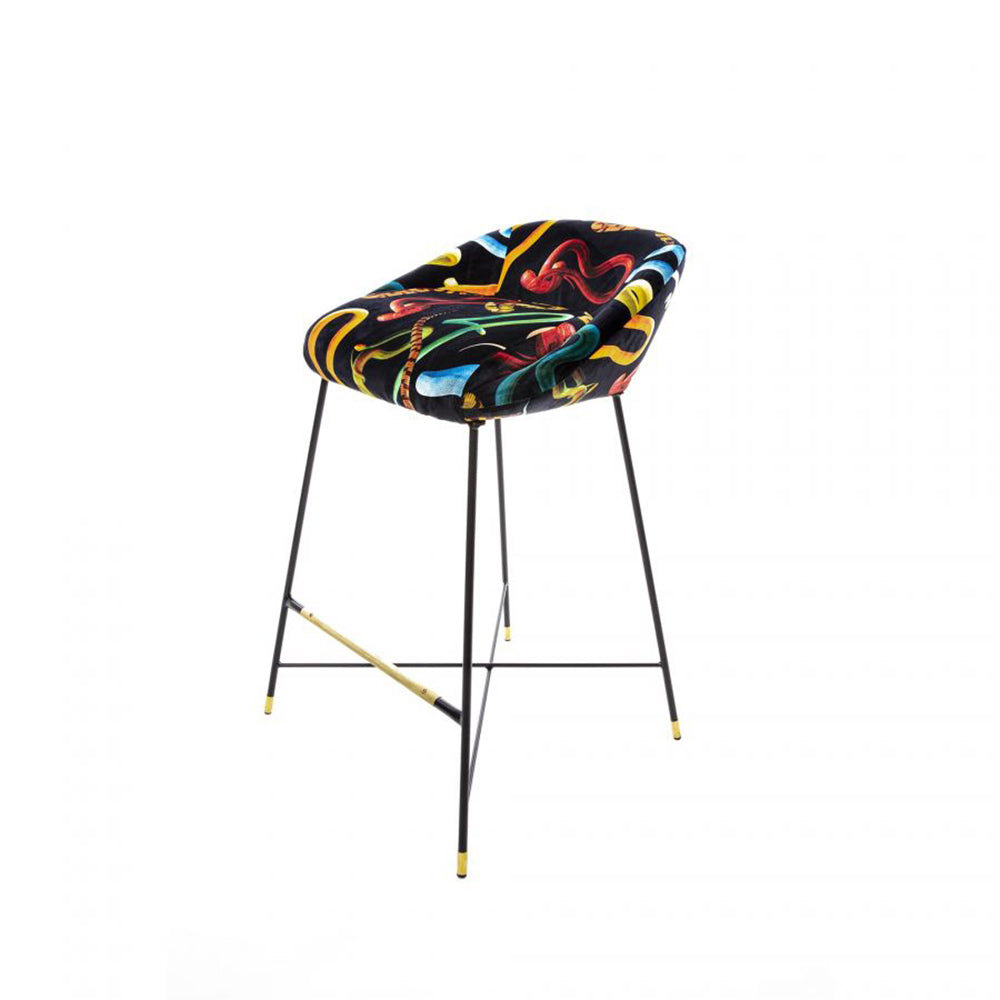 Barhocker SNAKES mehrfarbig von Seletti