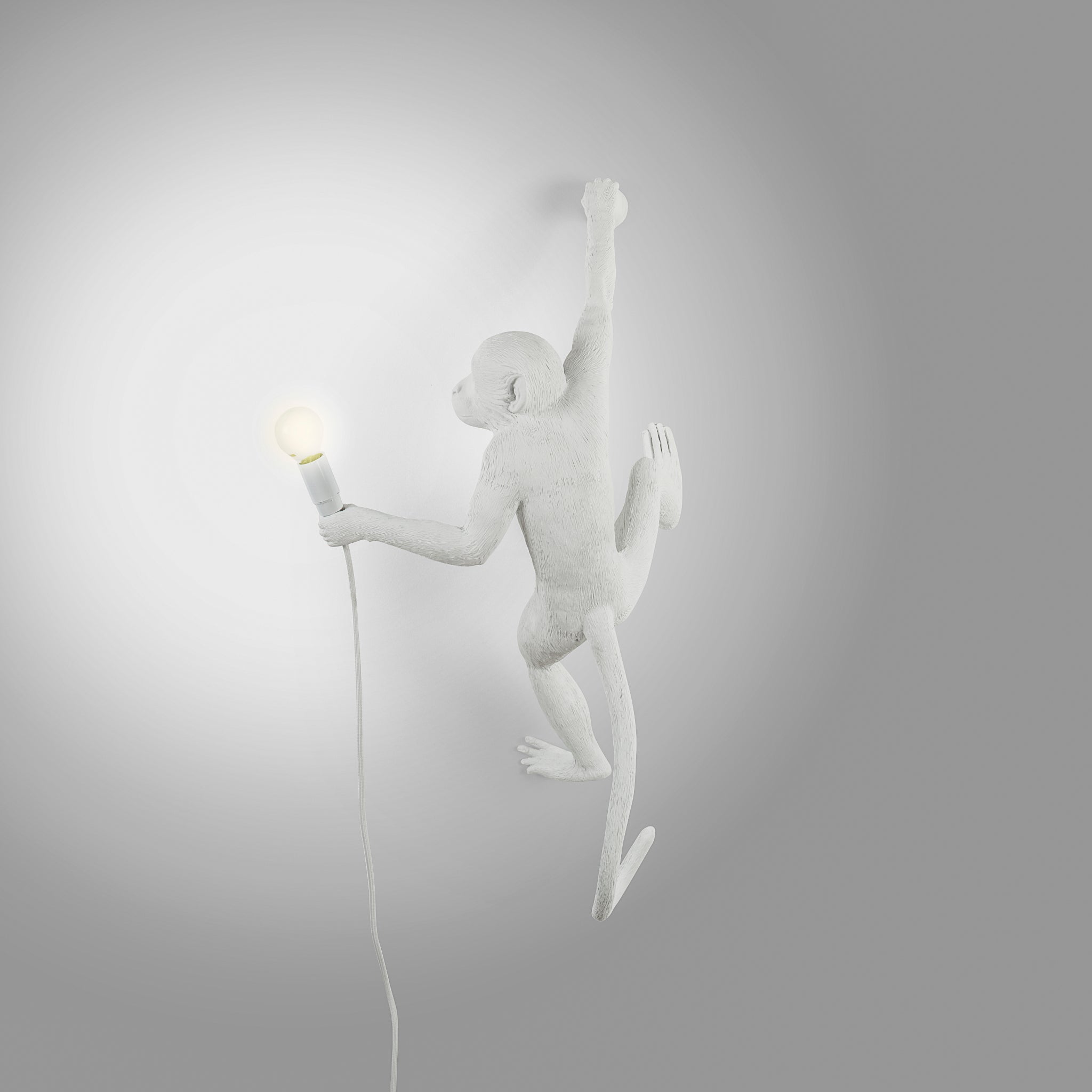 Seletti The Monkey Lamp – hängender Affe mit Glühbirne