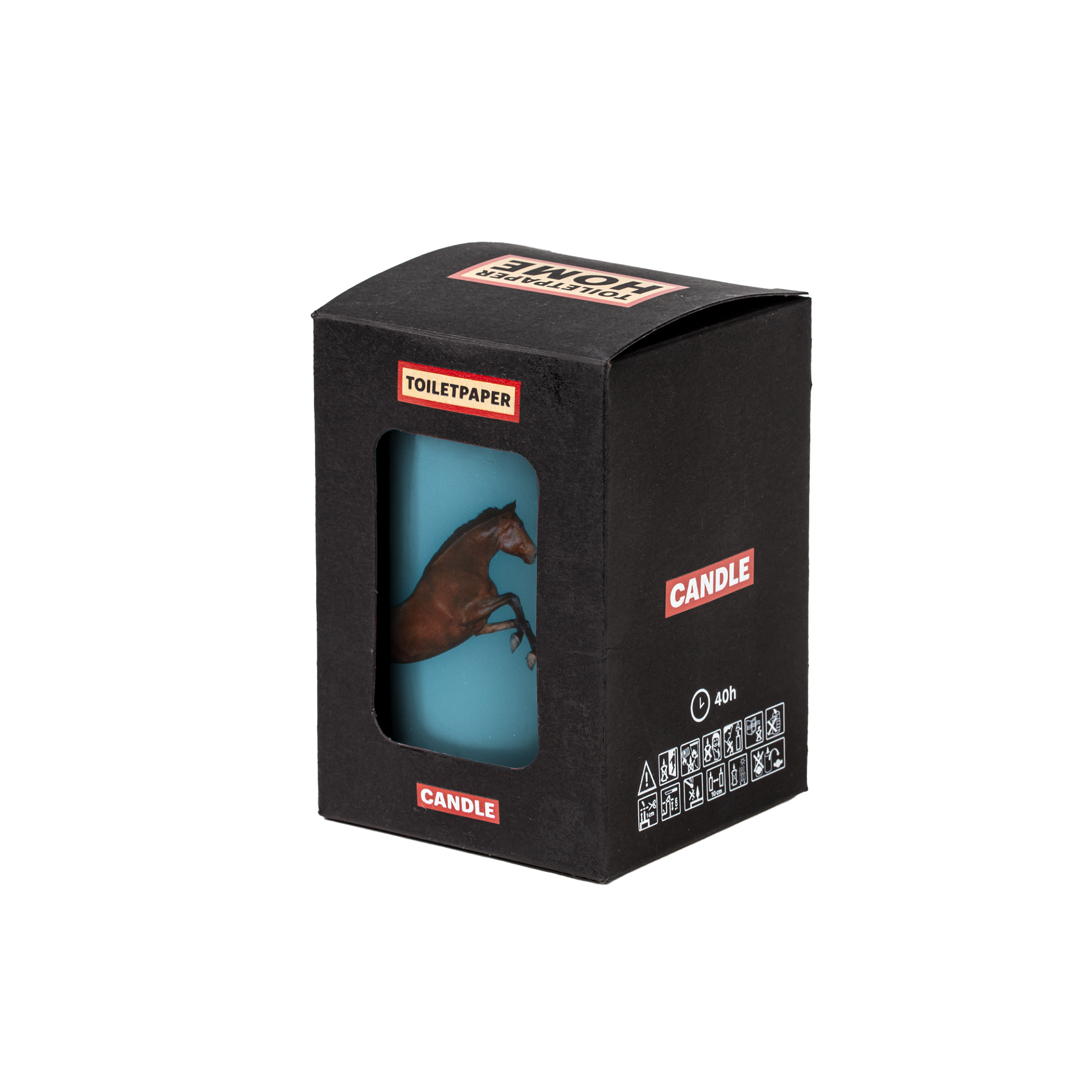 Designerkerze HORSE von Seletti aus pflanzlichem Wachs