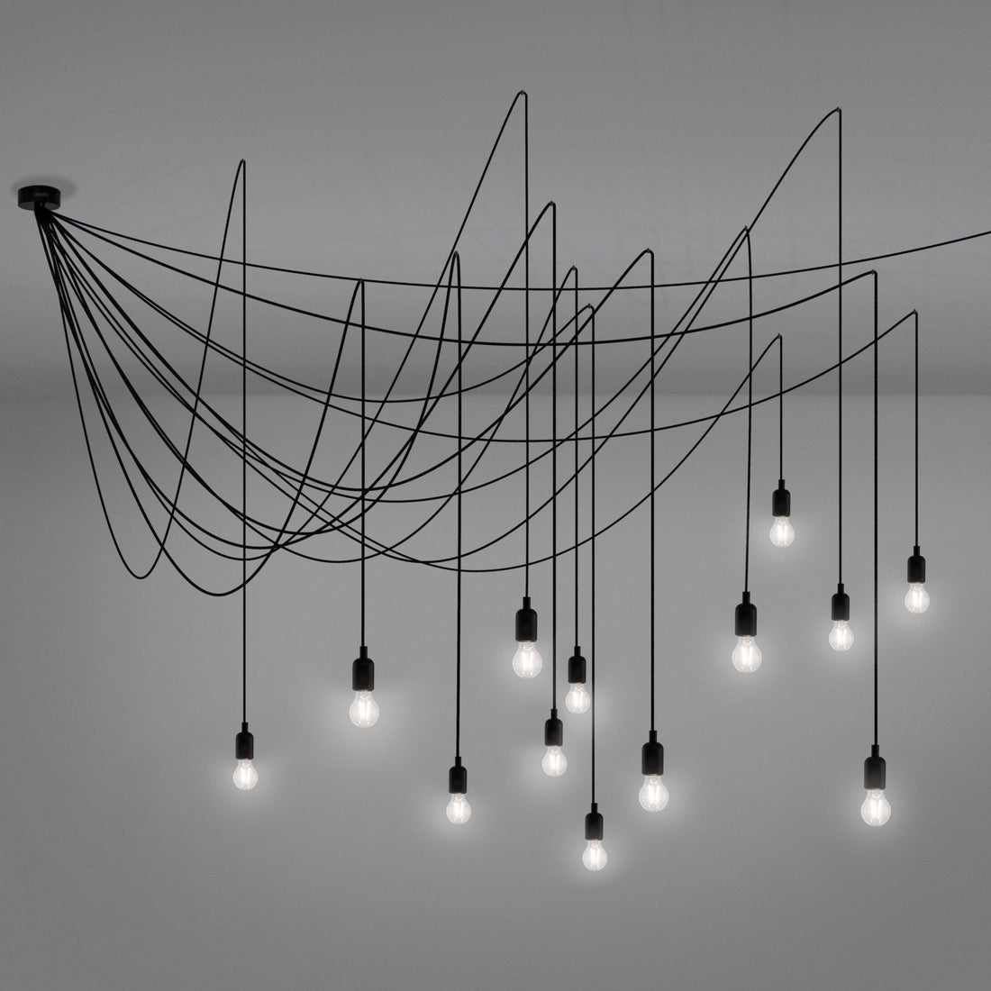 Seletti Maman Lampe – kreative Deckenbeleuchtung mit 14 Glühbirnen