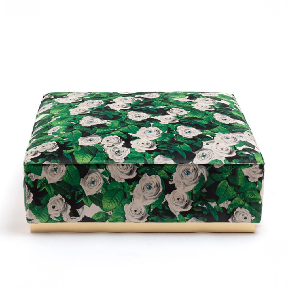 Modularer Pouf ROSES in grün, weiß von der Marke Seletti