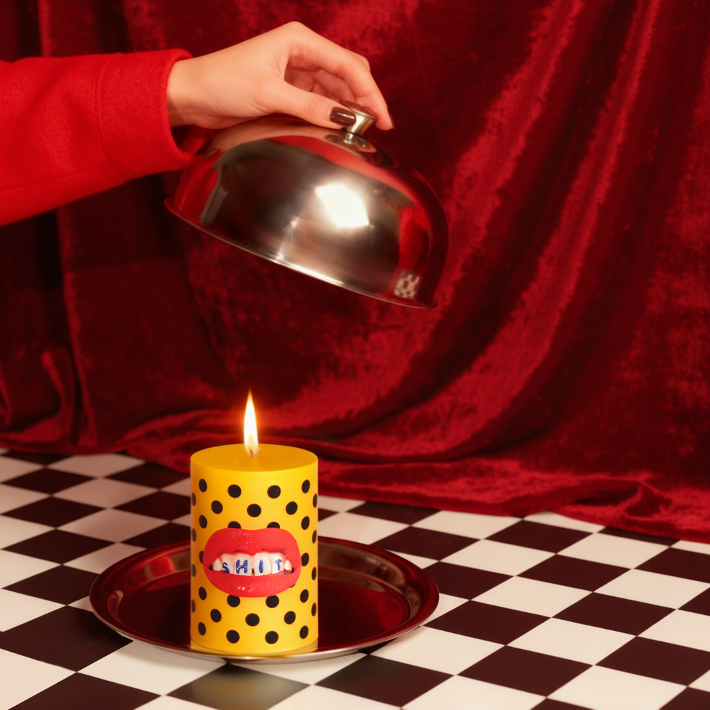 Pop-Art Kerze SHIT von Seletti aus der Toiletpaper Kollektion