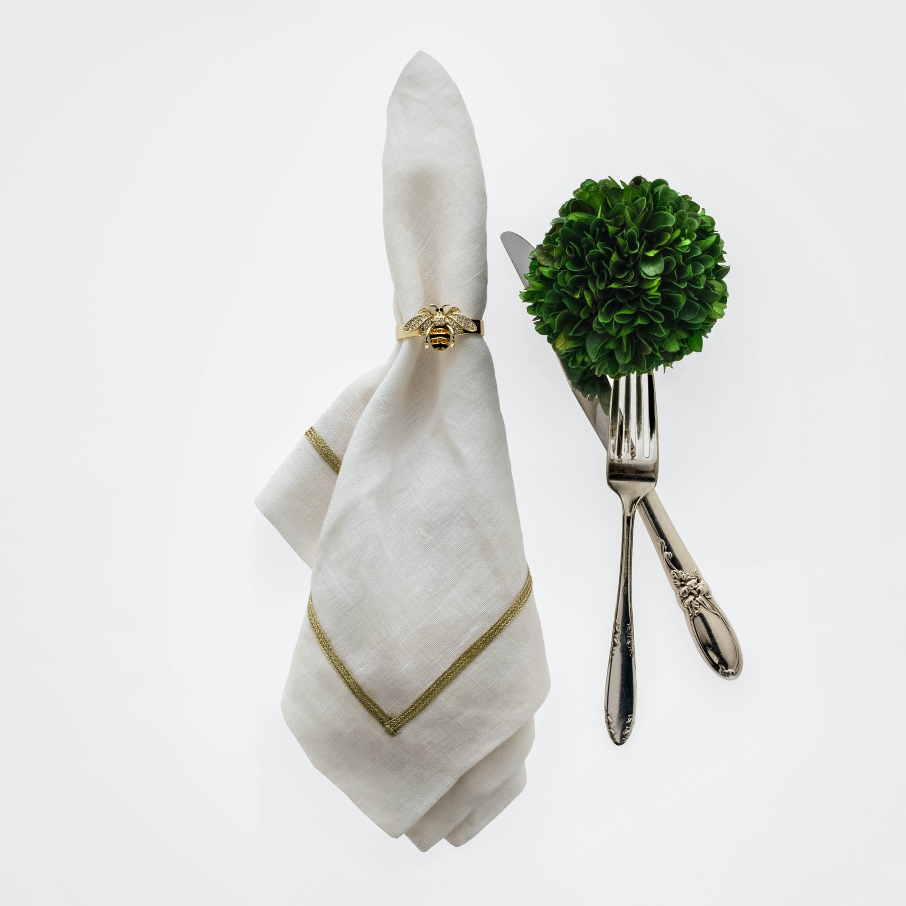 Tischdekoration Serviettenring Biene