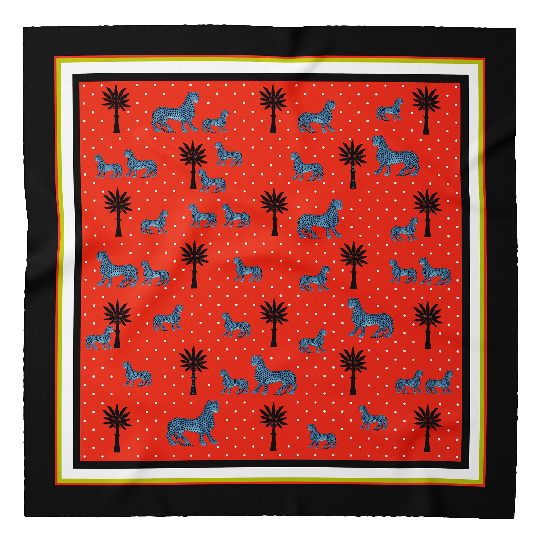 Kleiner Seidenschal SMALL SQUARE von Ortigia Sicilia